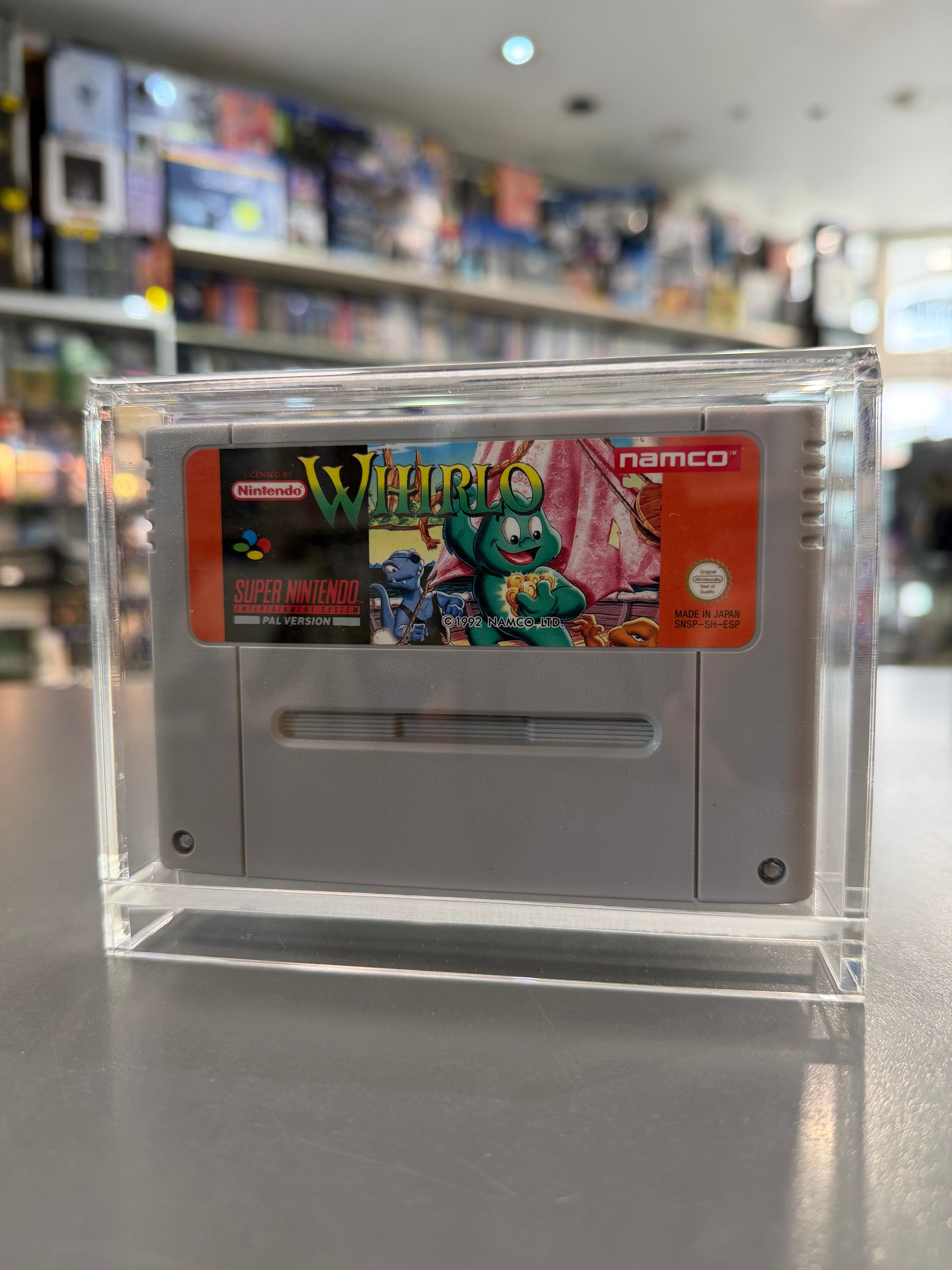 Whirlo inkl. Acryl SNES, Super Nintendo Modul *gebraucht