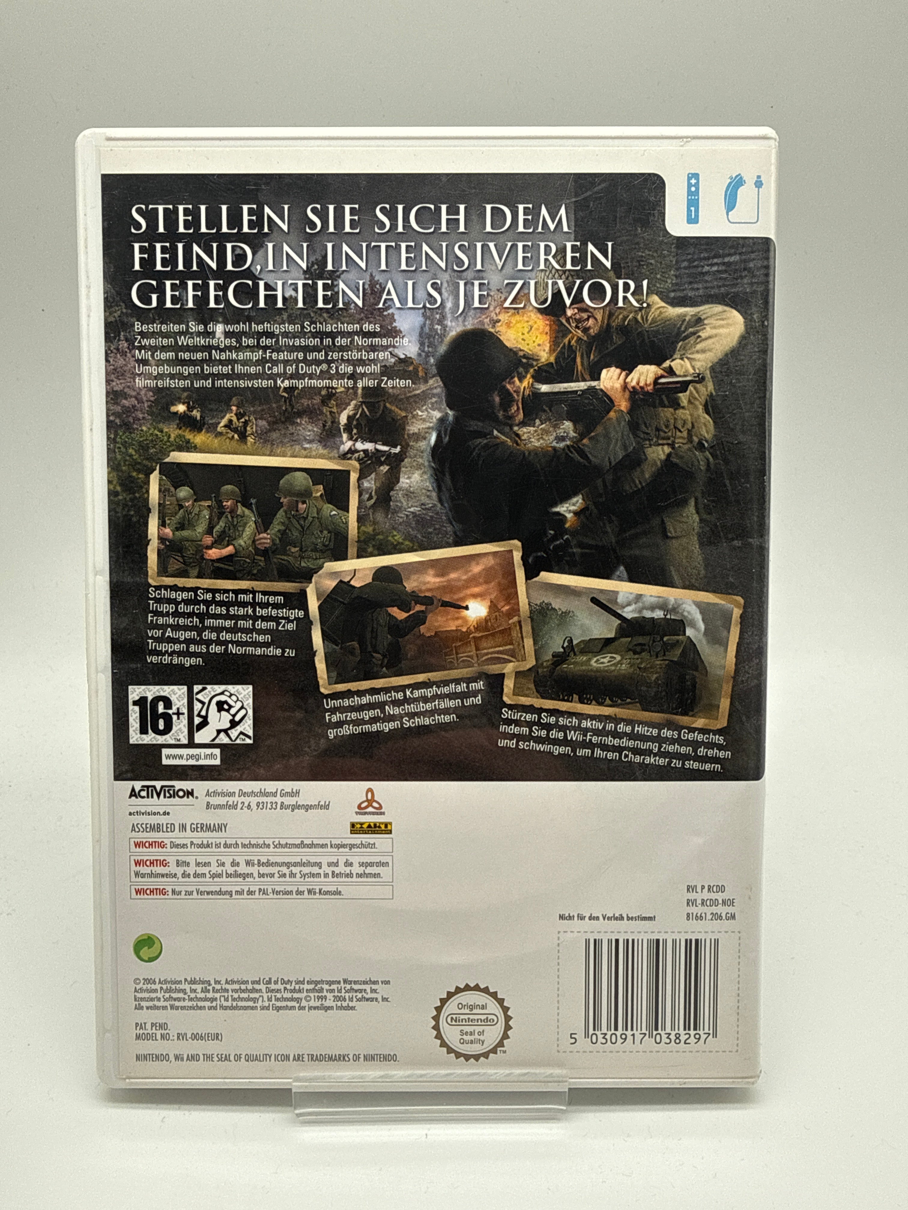 Call of Duty 3 Nintendo Wii *gebraucht