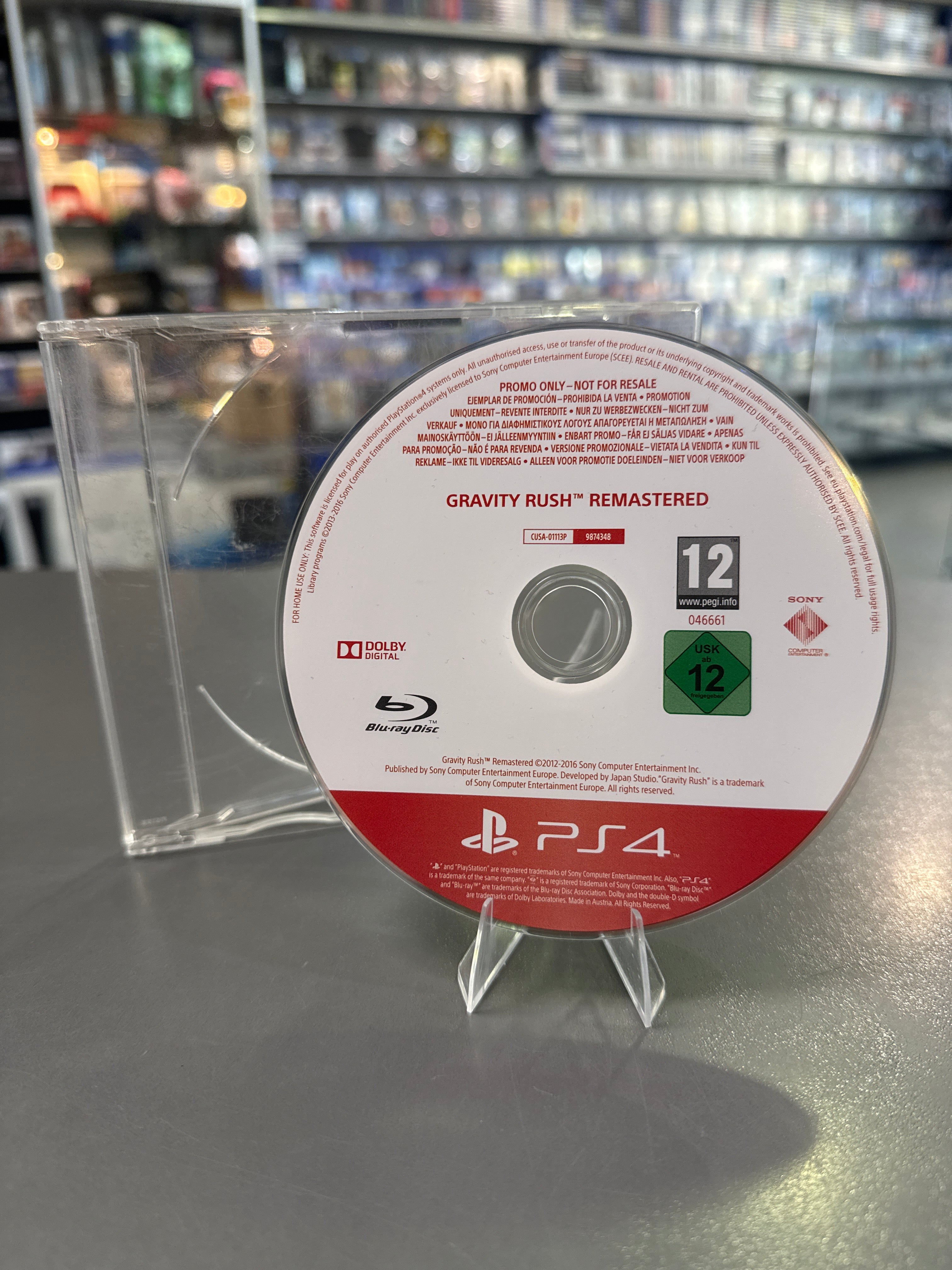 Gravity Rush Remastered Promo Disc Playstation 4 *gebraucht