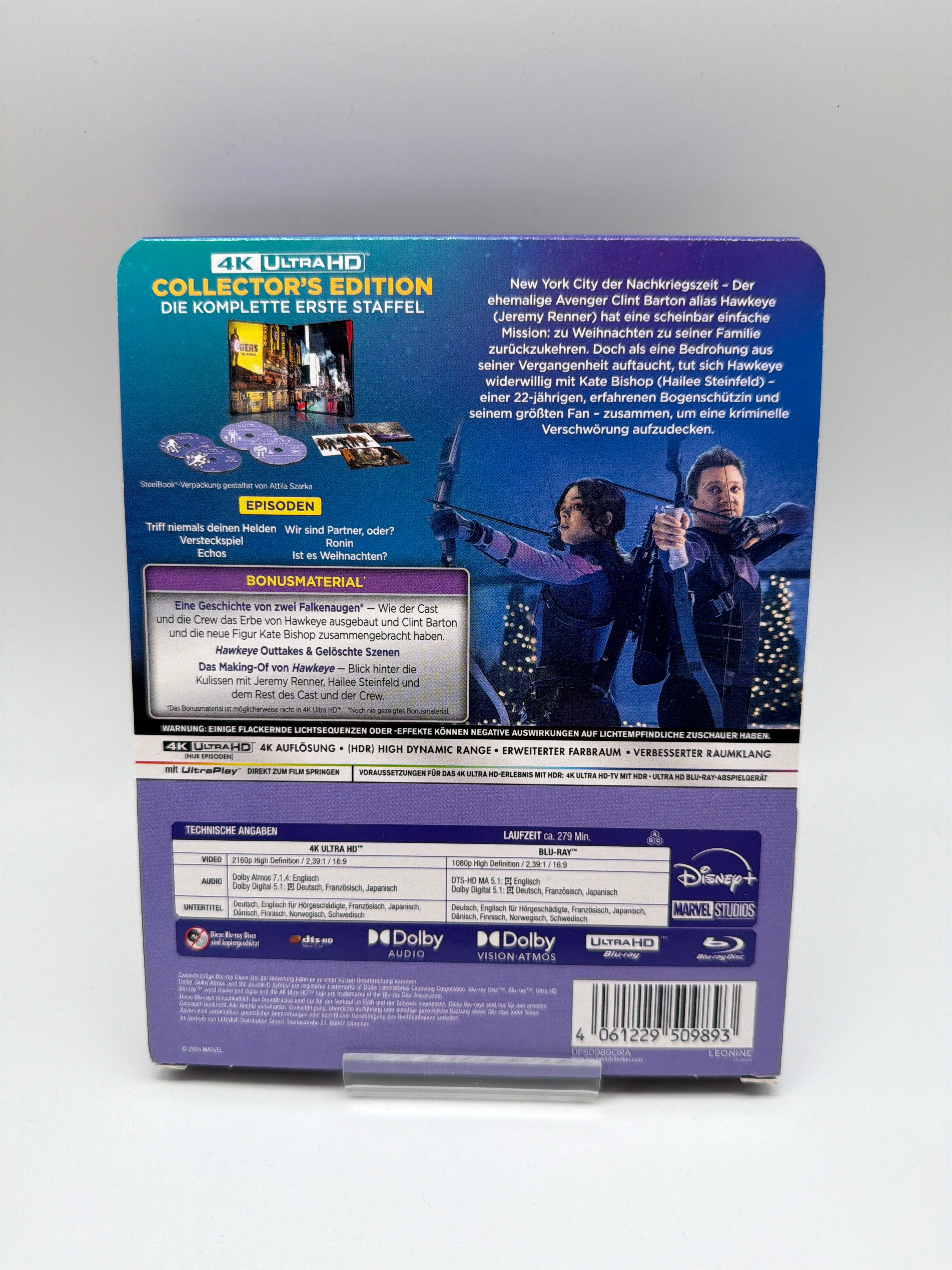 Hawkeye - Staffel 1 - Steelbook - Limited Edition (4K Ultra HD & Blu-ray) (4 Discs) *gebraucht