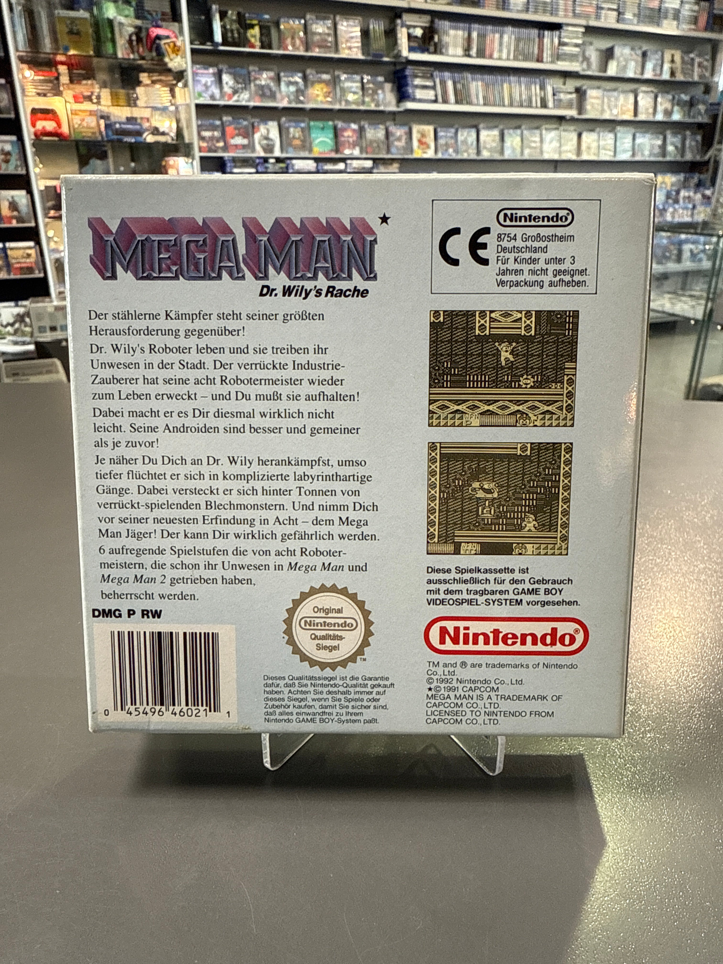 Mega Man: Dr. Wily's Rache Nintendo Gameboy OVP CIB Top Zustand!