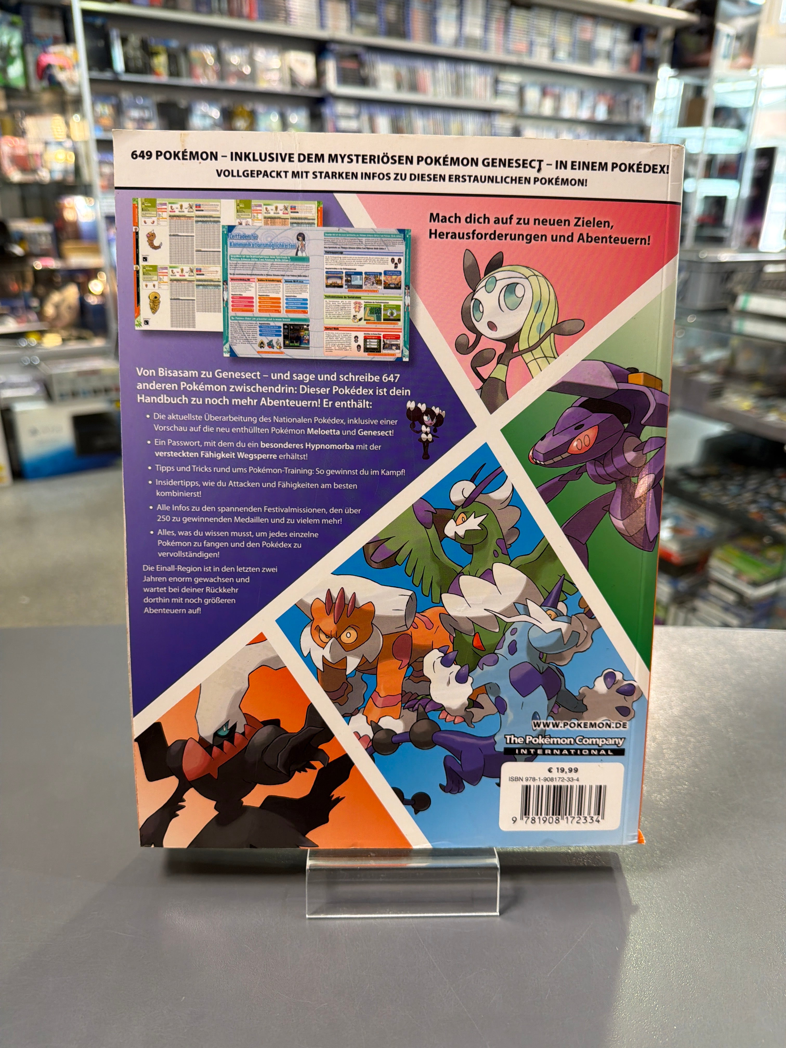 Pokedex Pokemon Schwarze 2 und weisse Edition 2 Lösungsbuch  *gebraucht