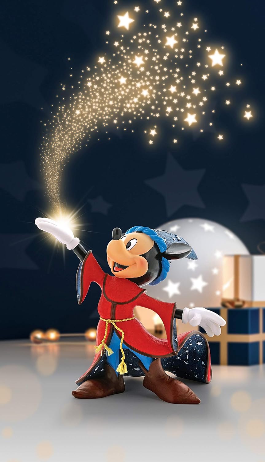 Fantasia 80. Jahrestag Zauberlehrling Micky Maus Figur, 22 cm, Mehrfarbig