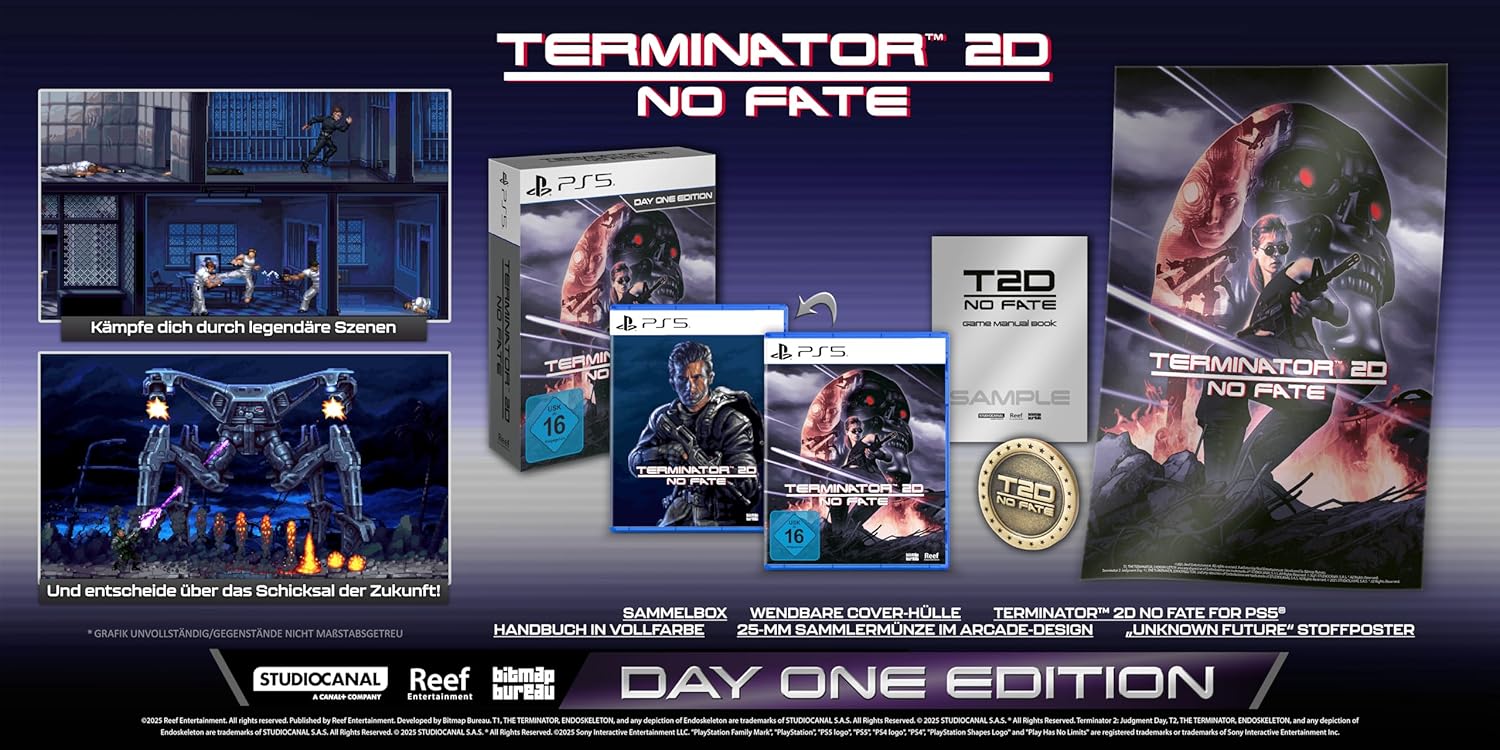 Terminator 2D - No Fate Day One Edition PS5 *Neu