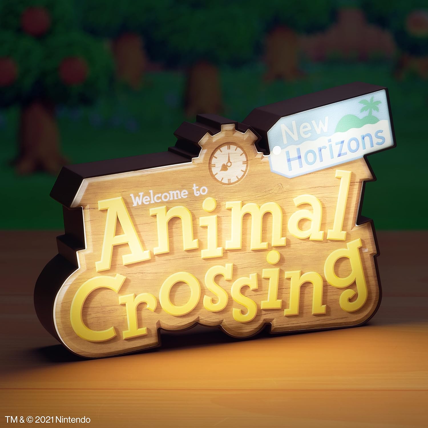 Animal Crossing Logo light Lampe