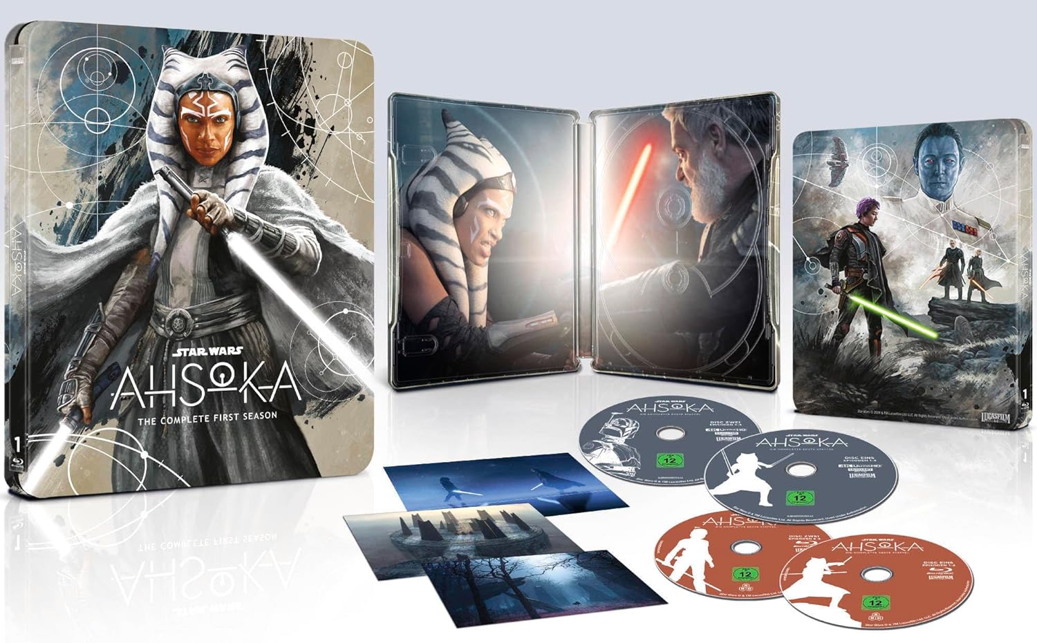Ahsoka - Staffel 1 - Steelbook - Limited Edition (4K Ultra HD) (+ Blu-ray) [4 Discs] *Neu