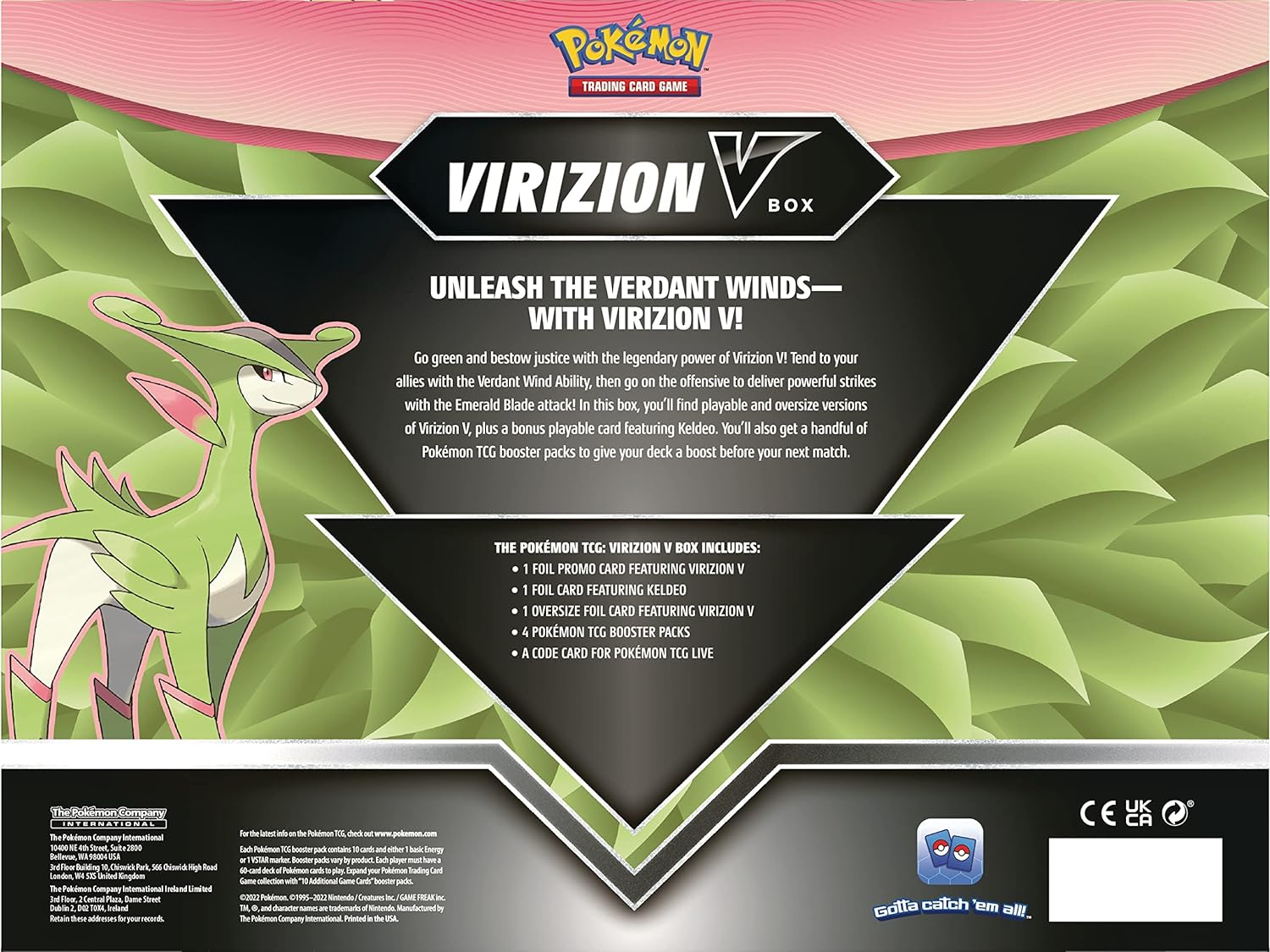 TCG Pokémon Virizion V Collection Box - EN *Englische Version*