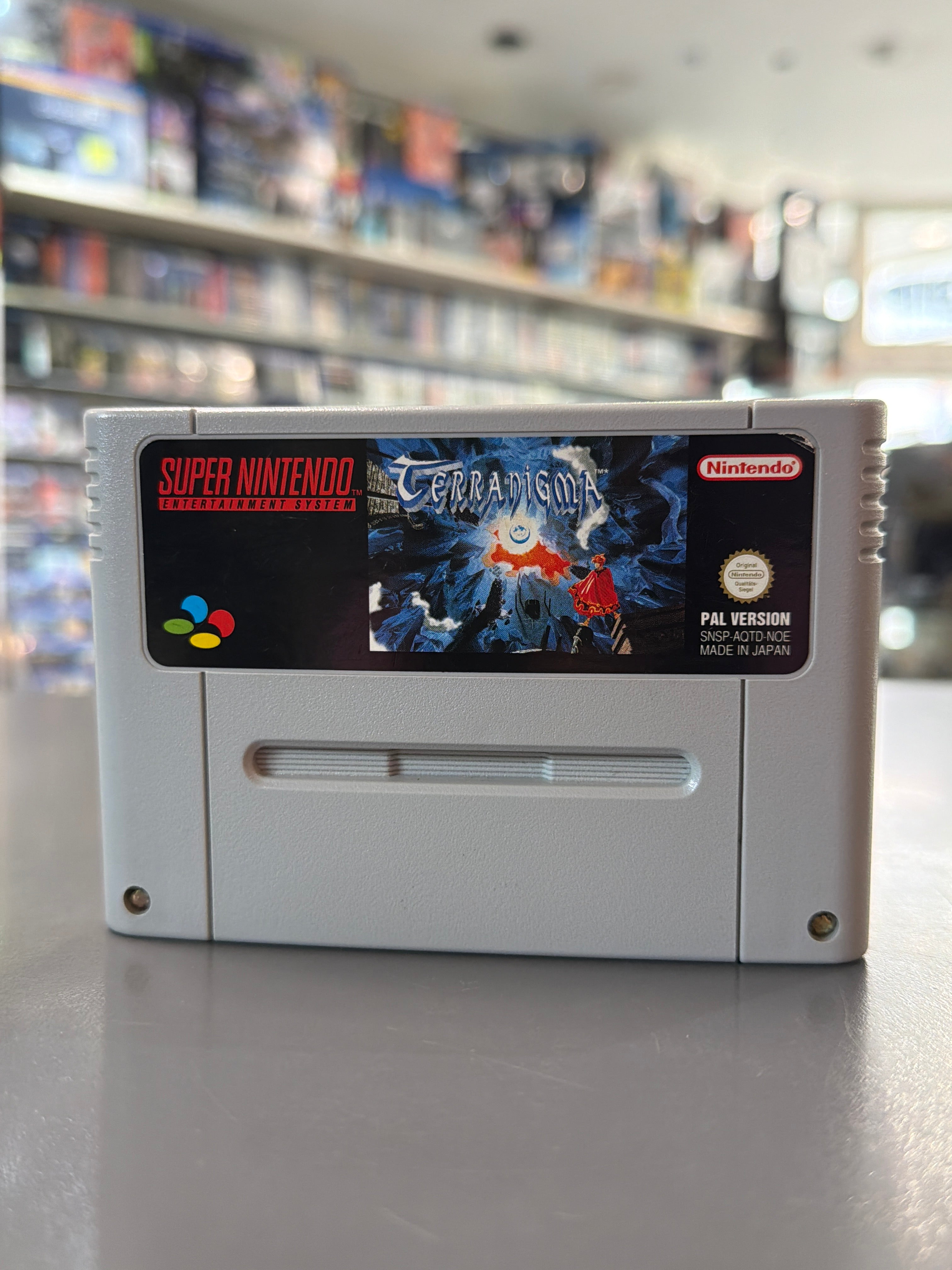 Terranigma SNES,Super Nintendo Modul *gebraucht