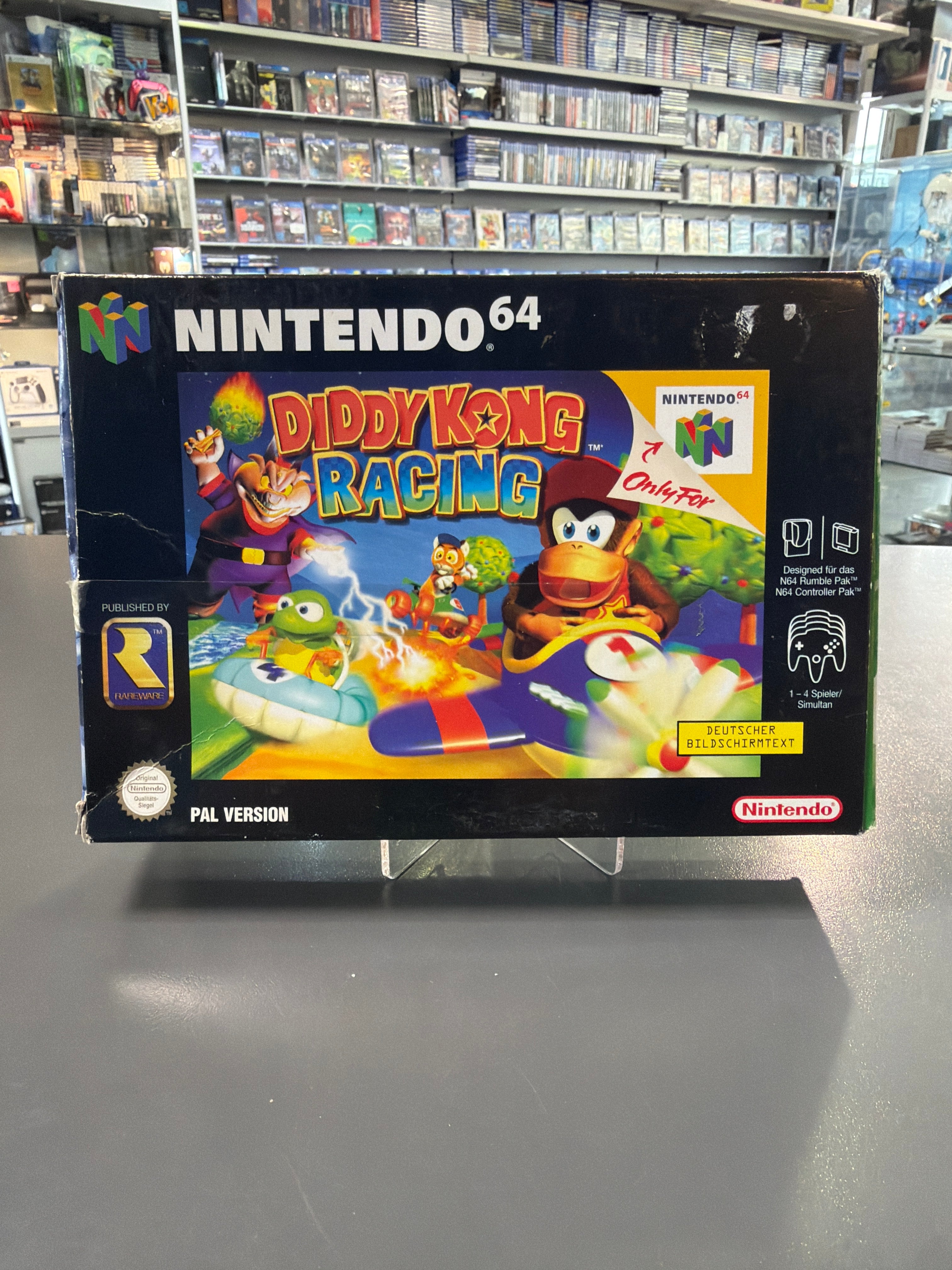 Diddy Kong Racing PAL für Nintendo 64 - Rennspiel 1997 - Inkl. Verpackung & Anleitung *gebraucht Kaufen