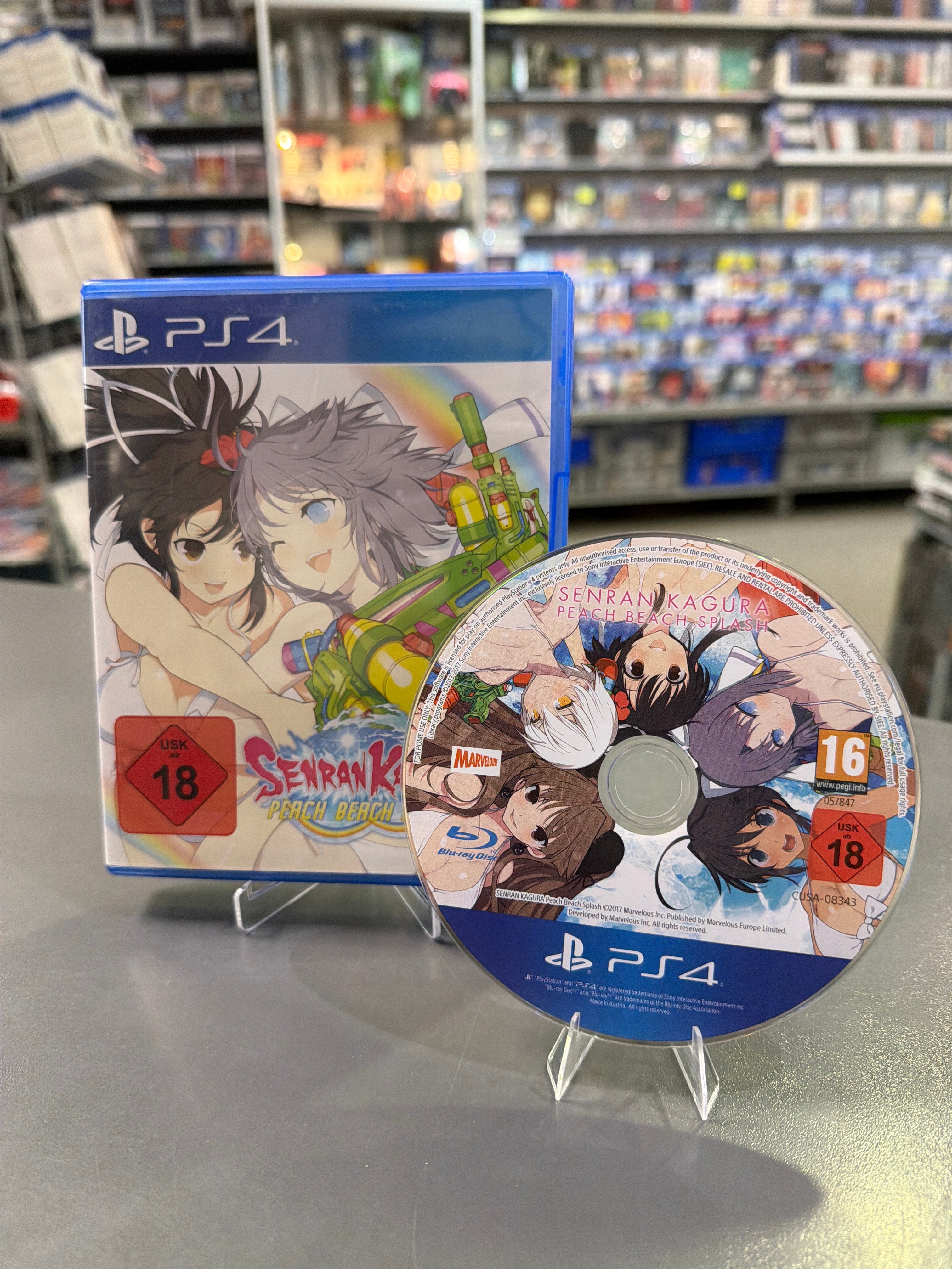 Senran Kagura Peach Beach Splash Playstation 4 gebraucht