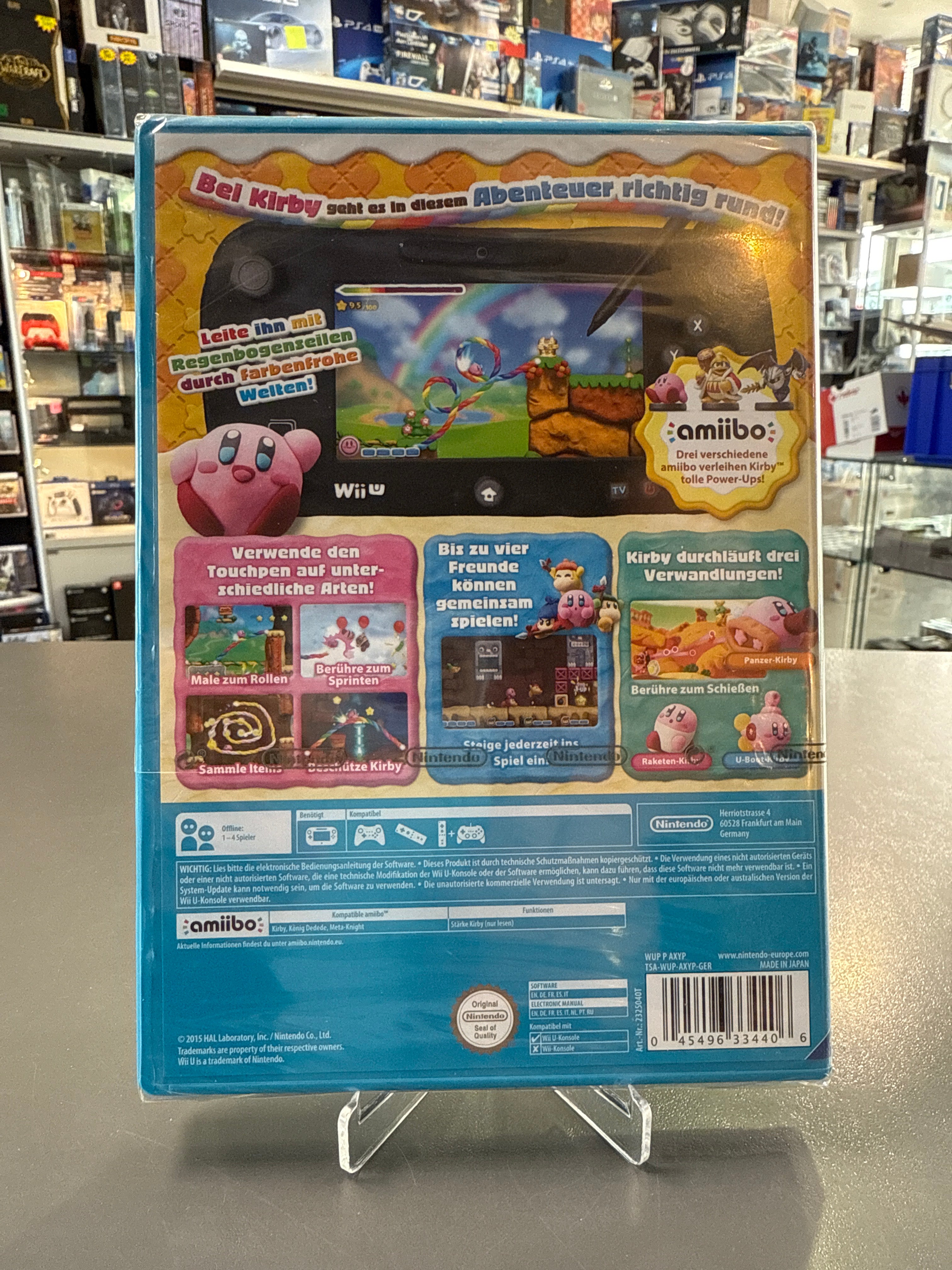 Kirby und der Regenbogen-Pinsel Wii U Neu