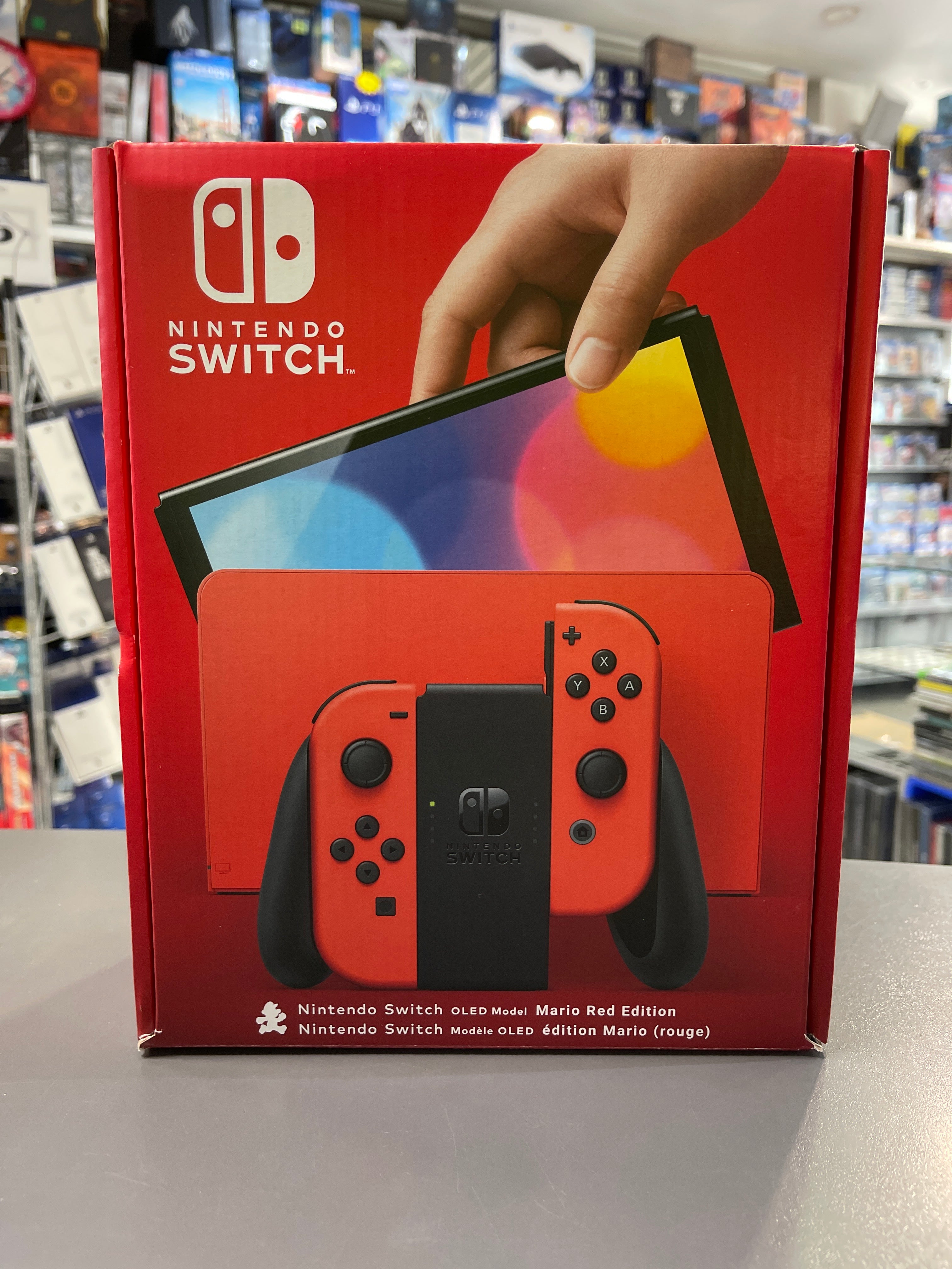 Nintendo Switch (OLED-Modell) - Mario-Edition (rot) *gebraucht*