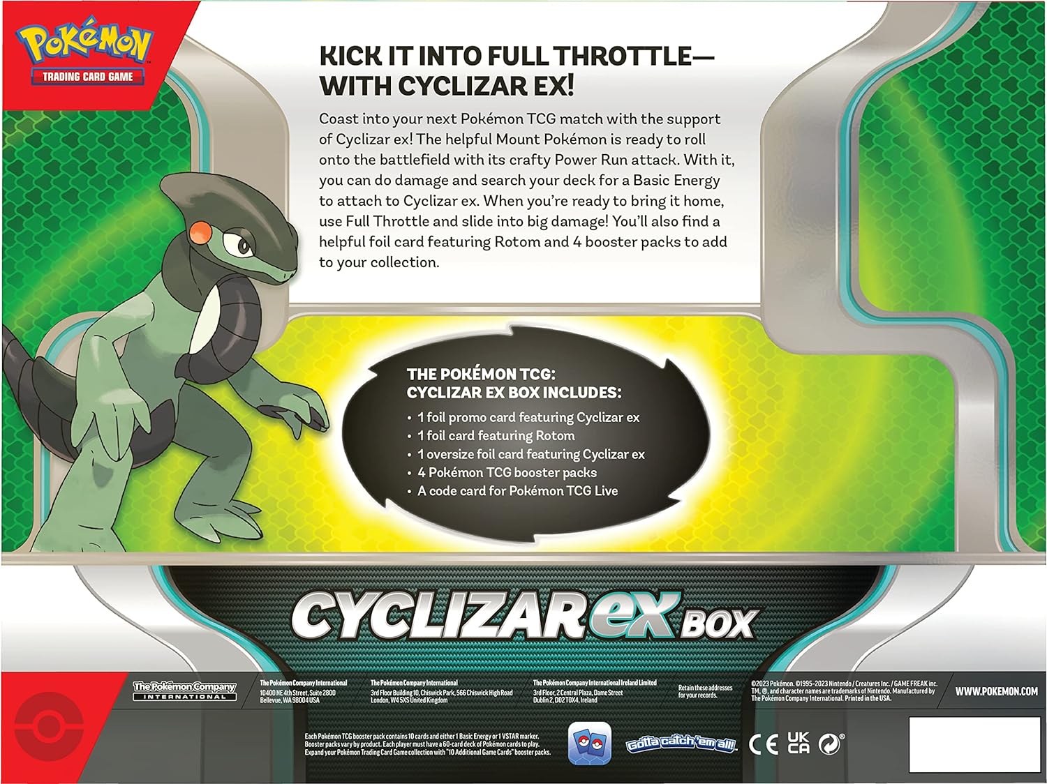 Pokémon TCG: Cyclizar ex Box  *Englische Version*
