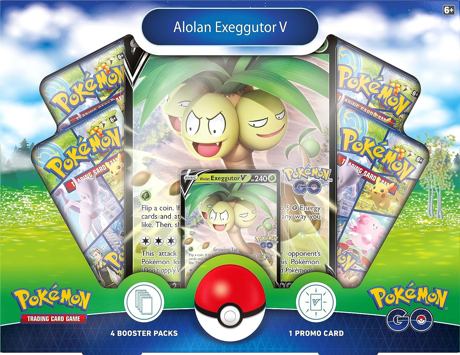 TCG Pokémon GO Alolan Exeggutor V Collection Box - EN *Englische Version*
