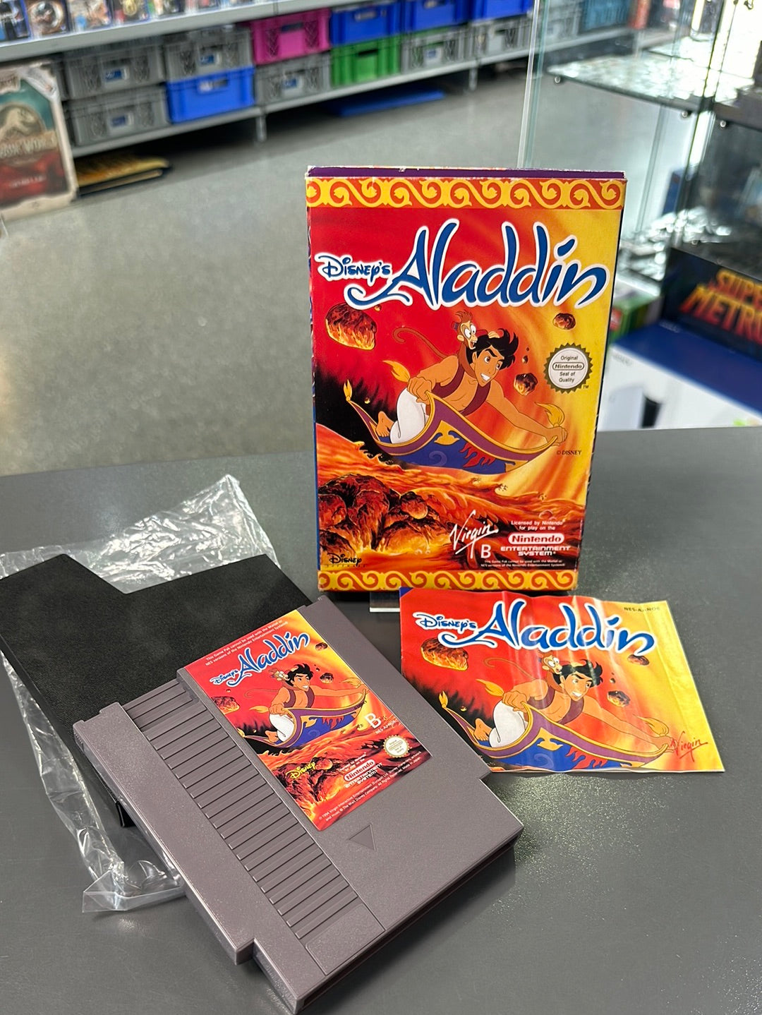 Disney Aladdin NES OVP
