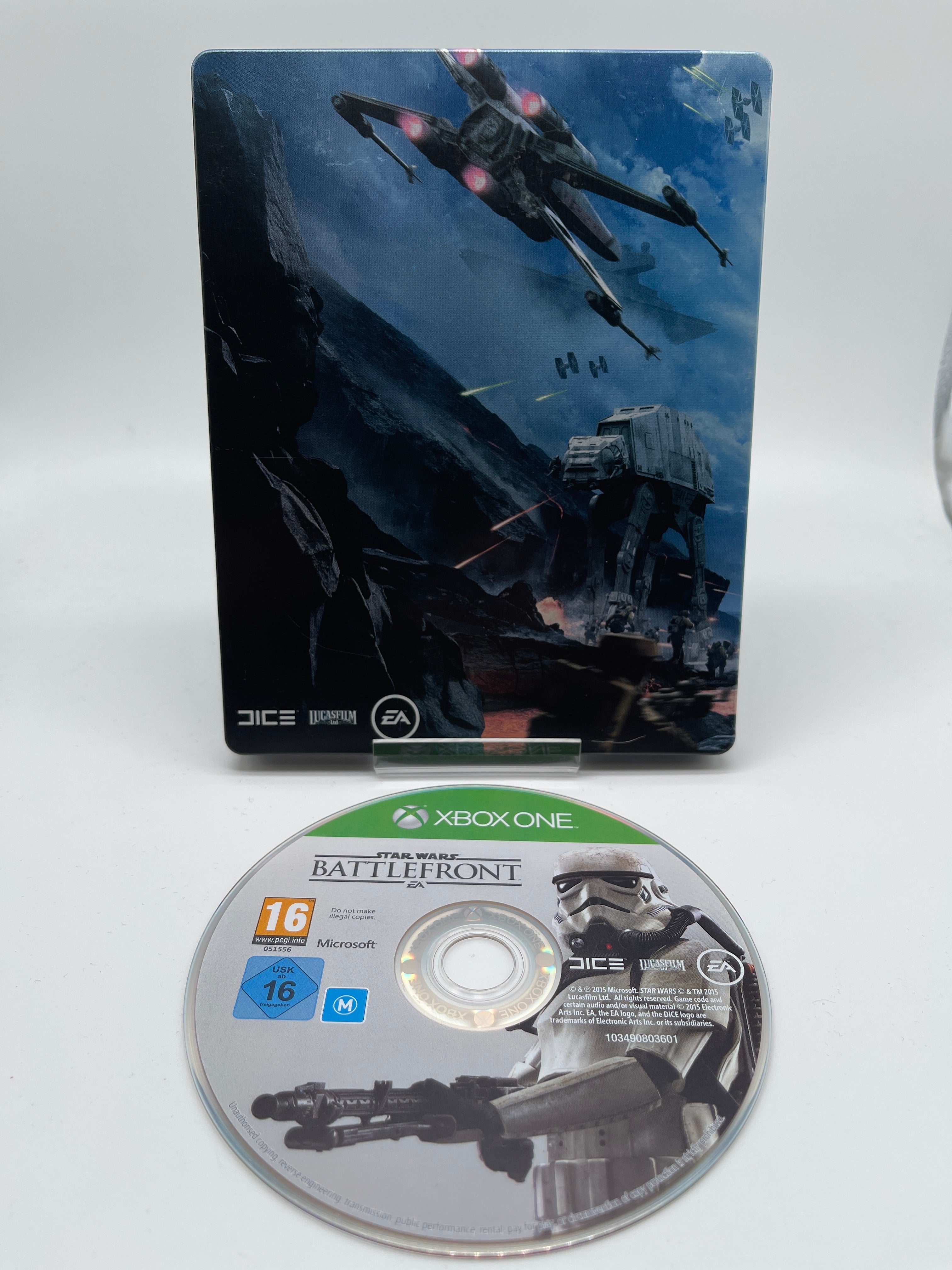 Star Wars Battlefront mit Spiel Steelbook
