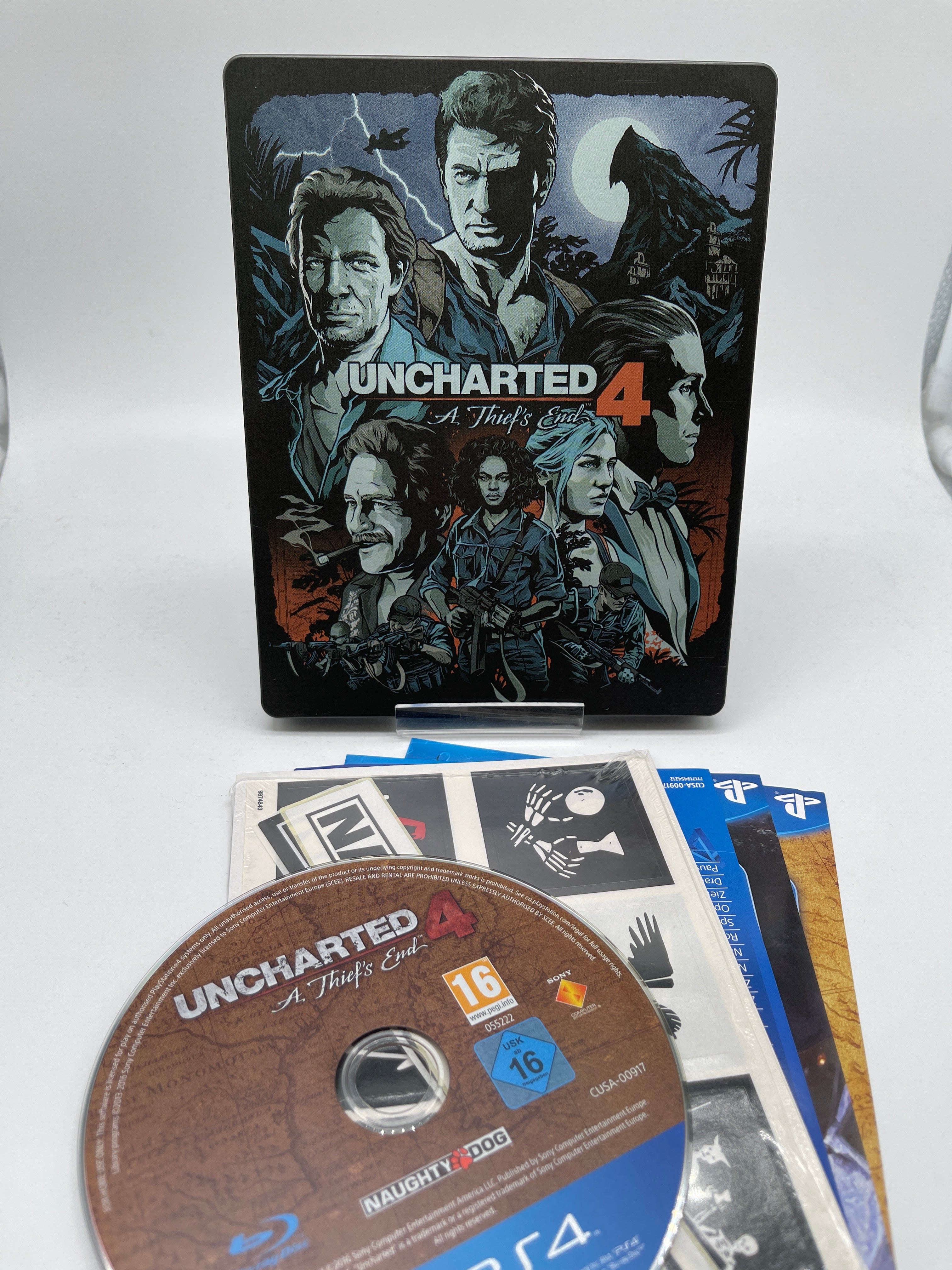 Uncharted 4 A Thief´s End PS4 Steelbook mit Spiel