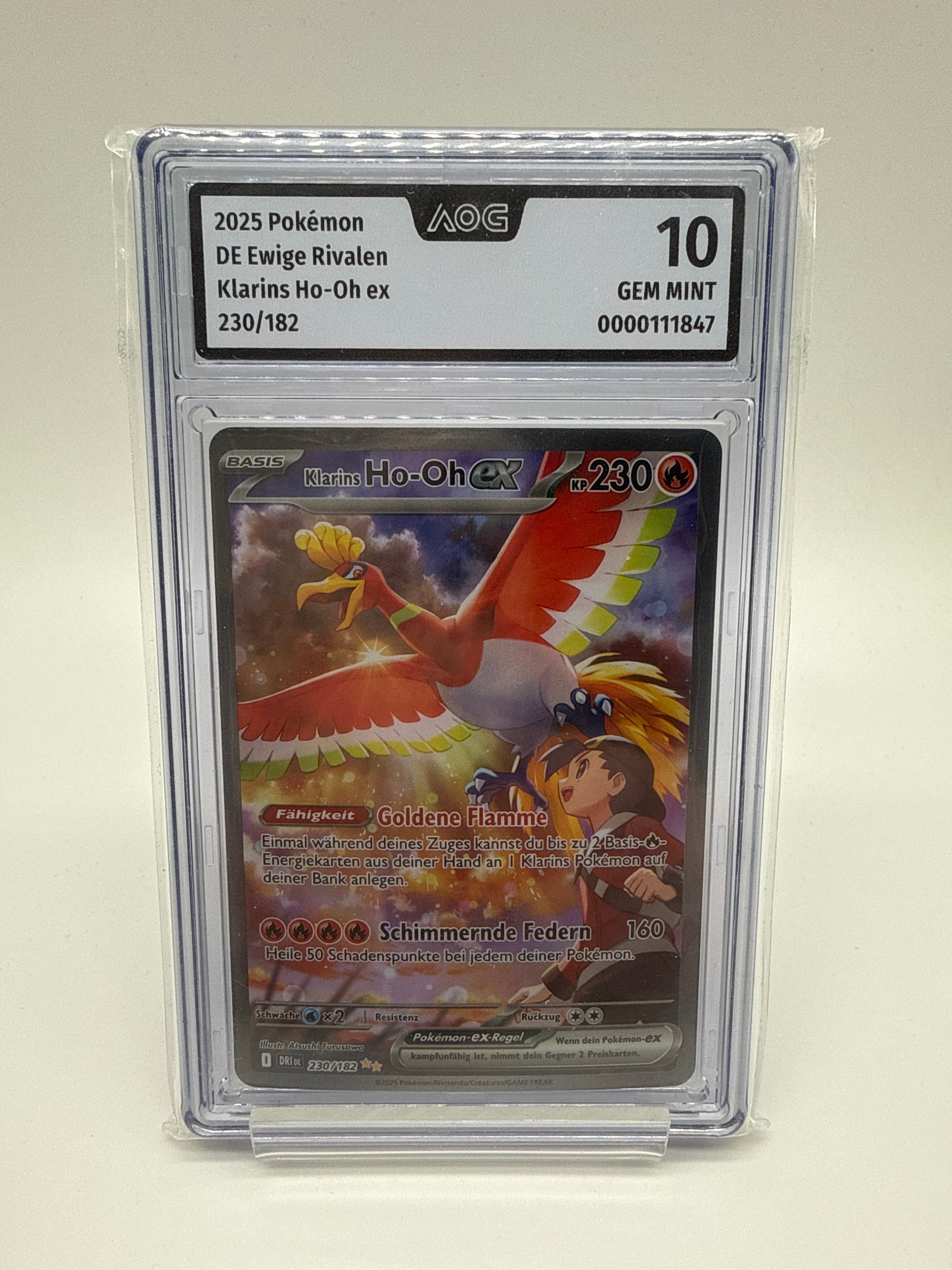 Klarins Ho-Oh EX DRI 230 *AOG Grading GEM MINT 10