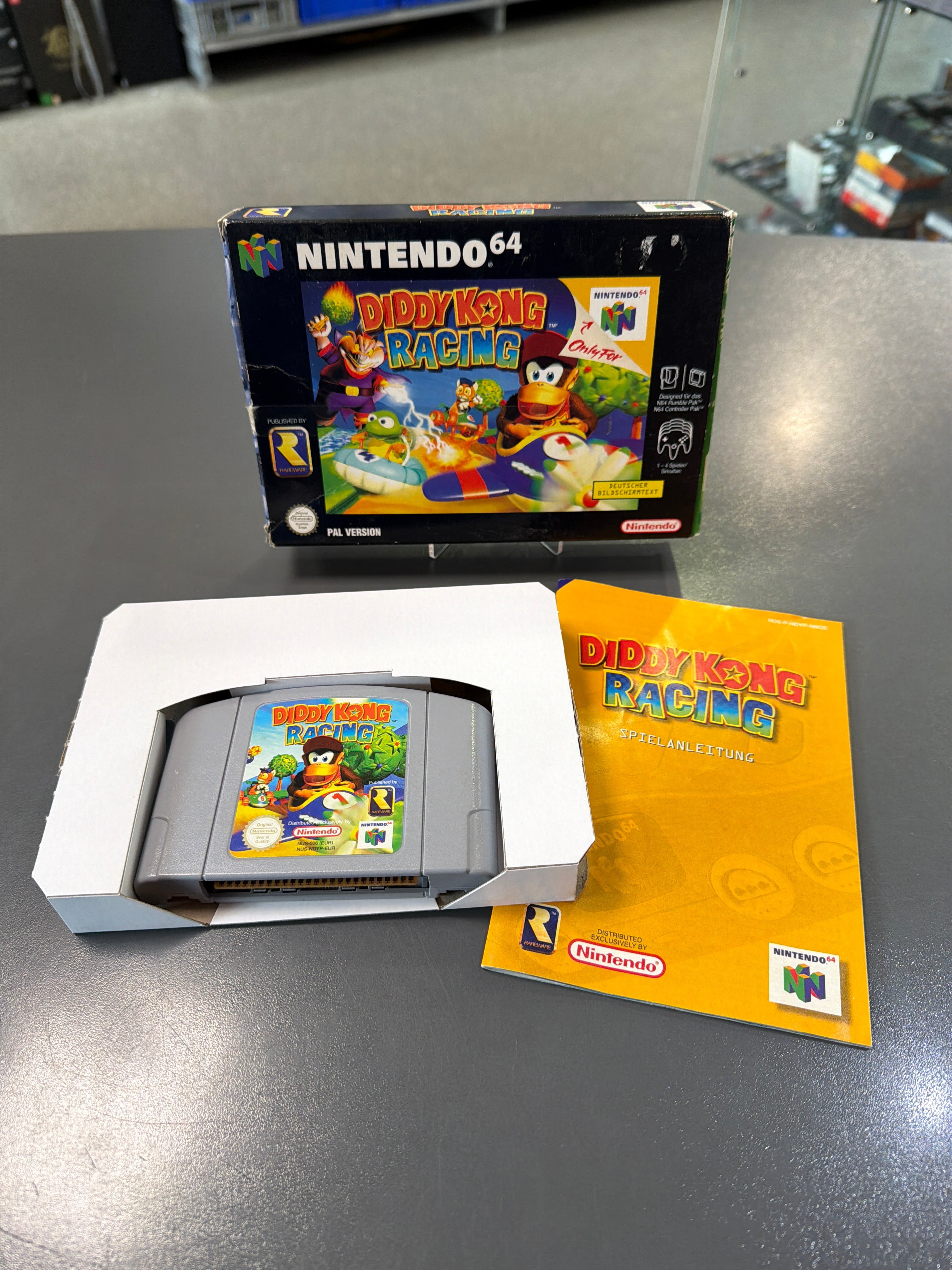 Diddy Kong Racing PAL für Nintendo 64 - Rennspiel 1997 - Inkl. Verpackung & Anleitung *gebraucht Kaufen