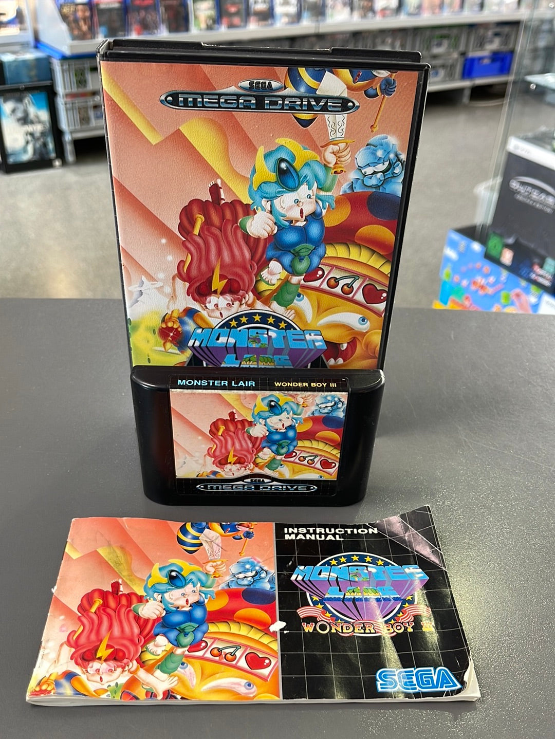 Sega Mega Drive Wonder Boy 3