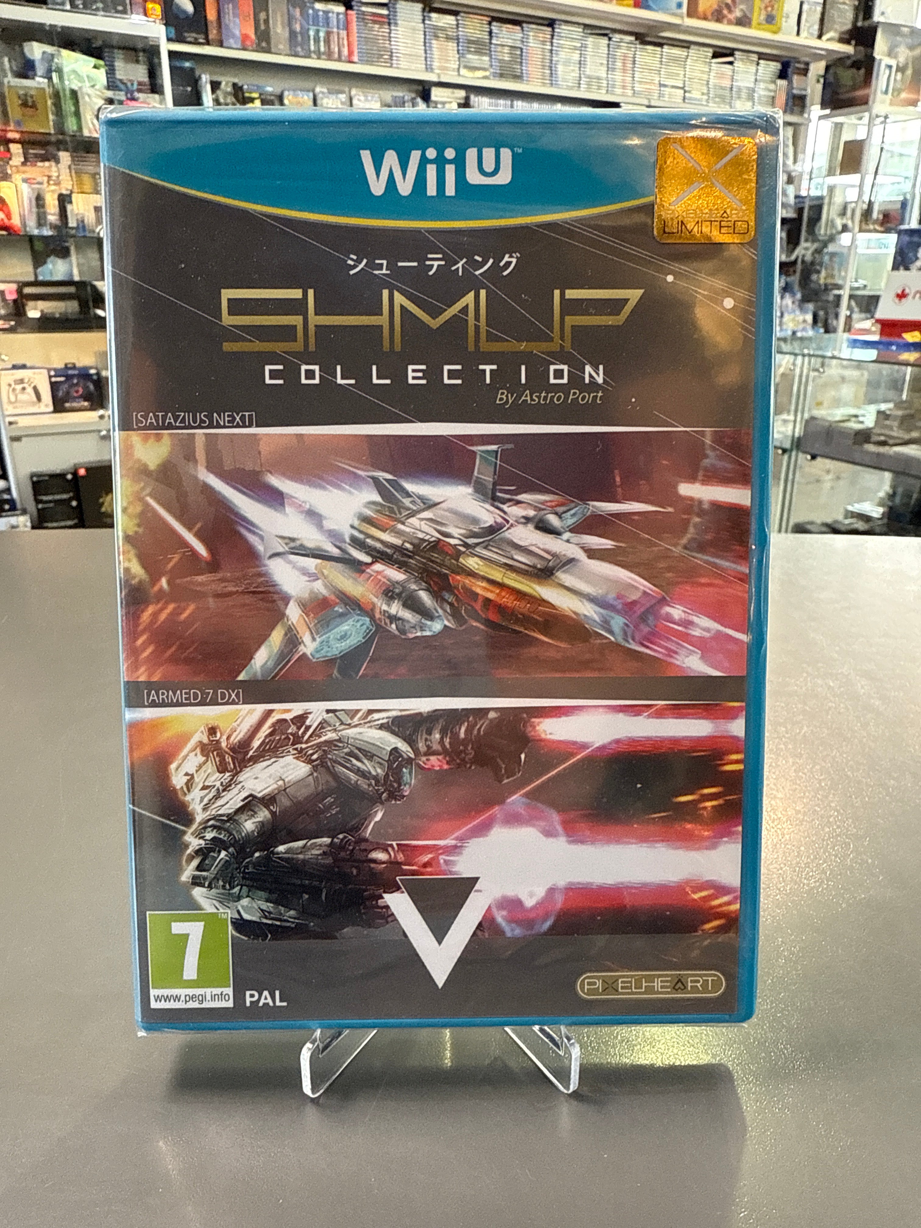SHMUP Collection Nintendo Wii U Pixelheart limitiert 0098/3000 Neu