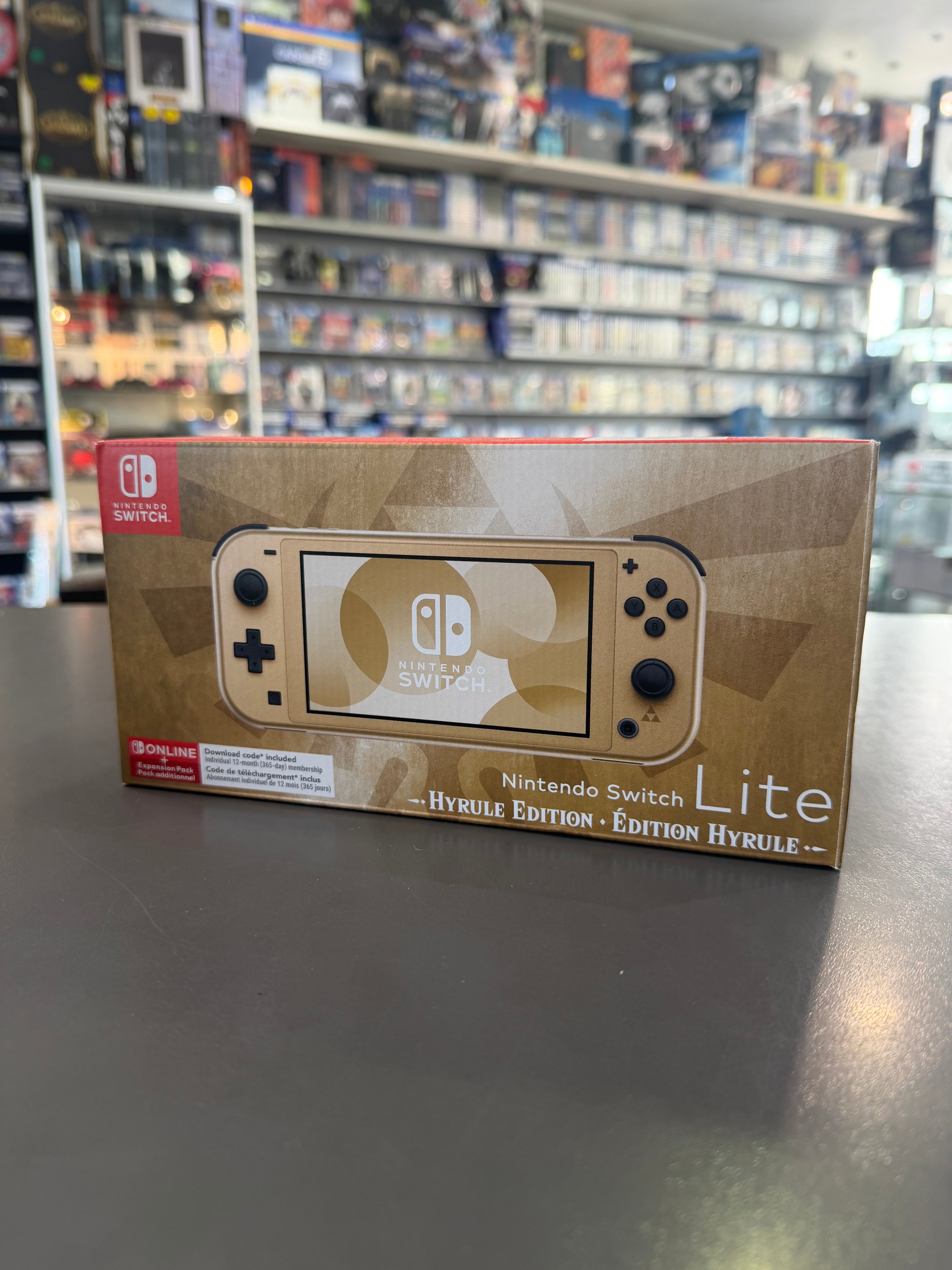 Nintendo Switch Lite Hyrule-Edition - Konsole *neuwertig