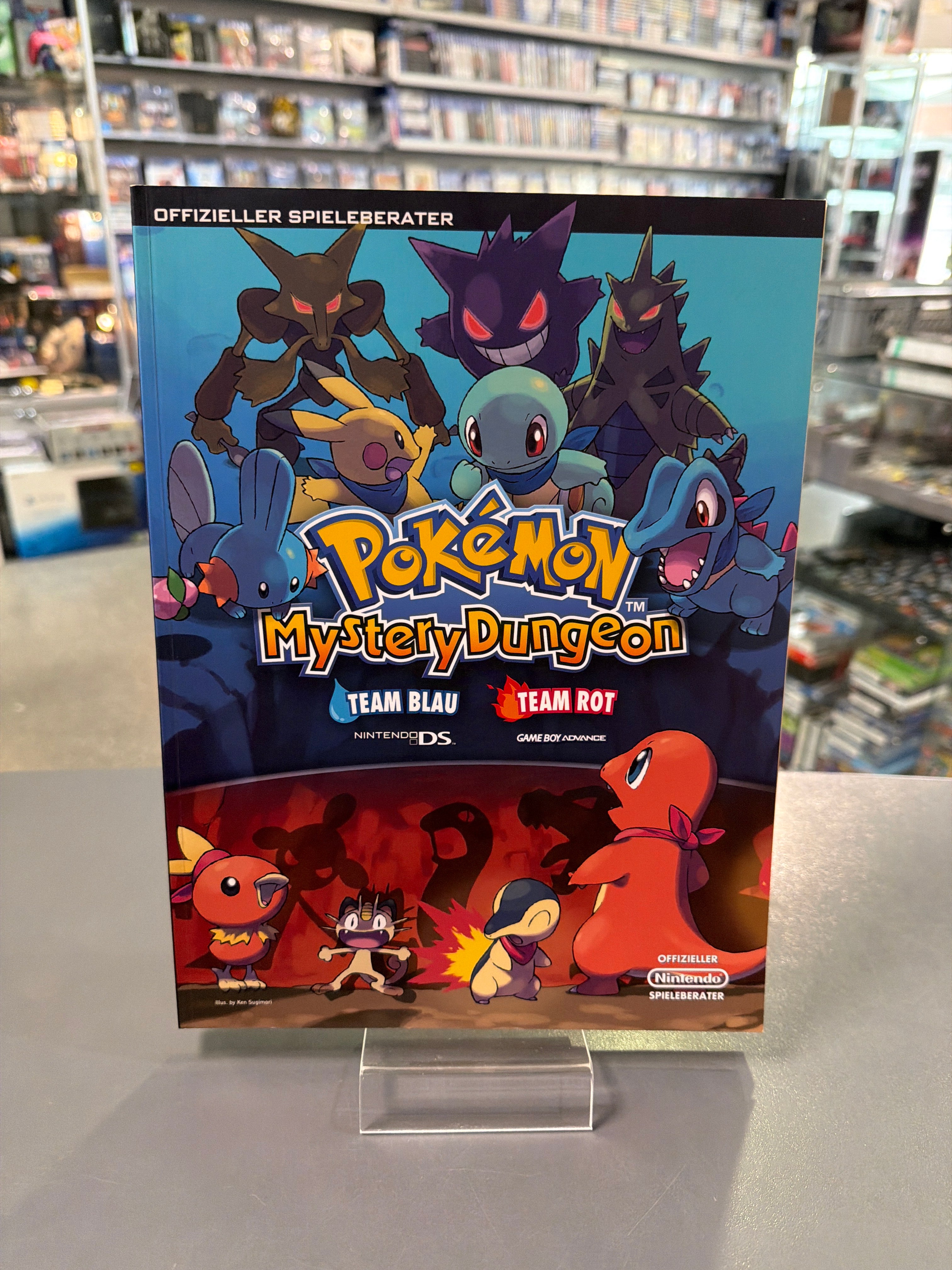 Pokemon Mystery Dungeon Lösungsbuch  Team Blau Team Rot gebraucht