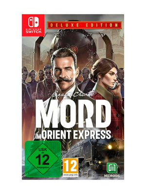 Agatha Christie Mord im Orient Express Deluxe Edition für Nintendo Switch – spannendes Detektiv-Adventure mit Hercule Poirot, Krimi-Story, Ermittlungen, Rätseln und Mystery-Atmosphäre