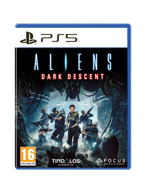 Aliens Dark Descent PEGI Version für PlayStation 5 – taktisches PS5 Sci-Fi-Horror-Spiel mit Colonial Marines, Xenomorphs, Squad-Steuerung, Ressourcenmanagement und Alien-Atmosphäre