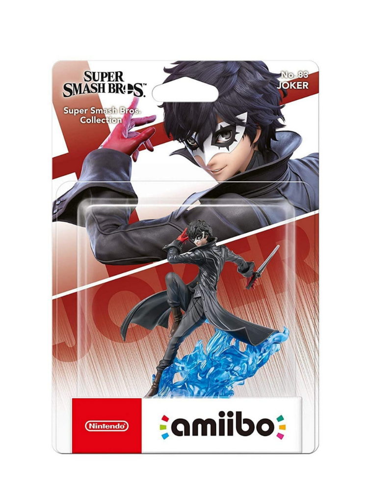 Amiibo Joker Super Smash Bros. Collection – Nintendo Sammelfigur mit Joker aus Persona 5, amiibo-Funktion, Smash-Bros.-Design und Sammlerwert für Nintendo- und Persona-Fans