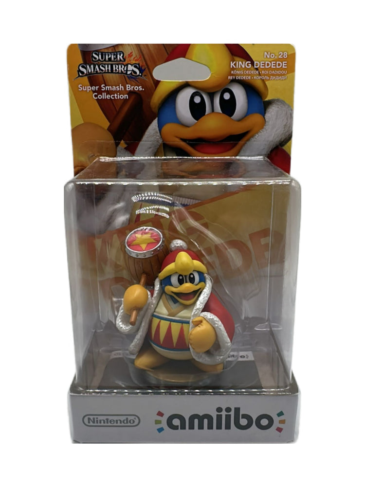 Amiibo King Dedede No. 28 Super Smash Bros. Collection – Nintendo Sammelfigur mit König Dedede aus Kirby, amiibo-Funktion, Hammer-Design und Sammlerwert für Nintendo-Fans