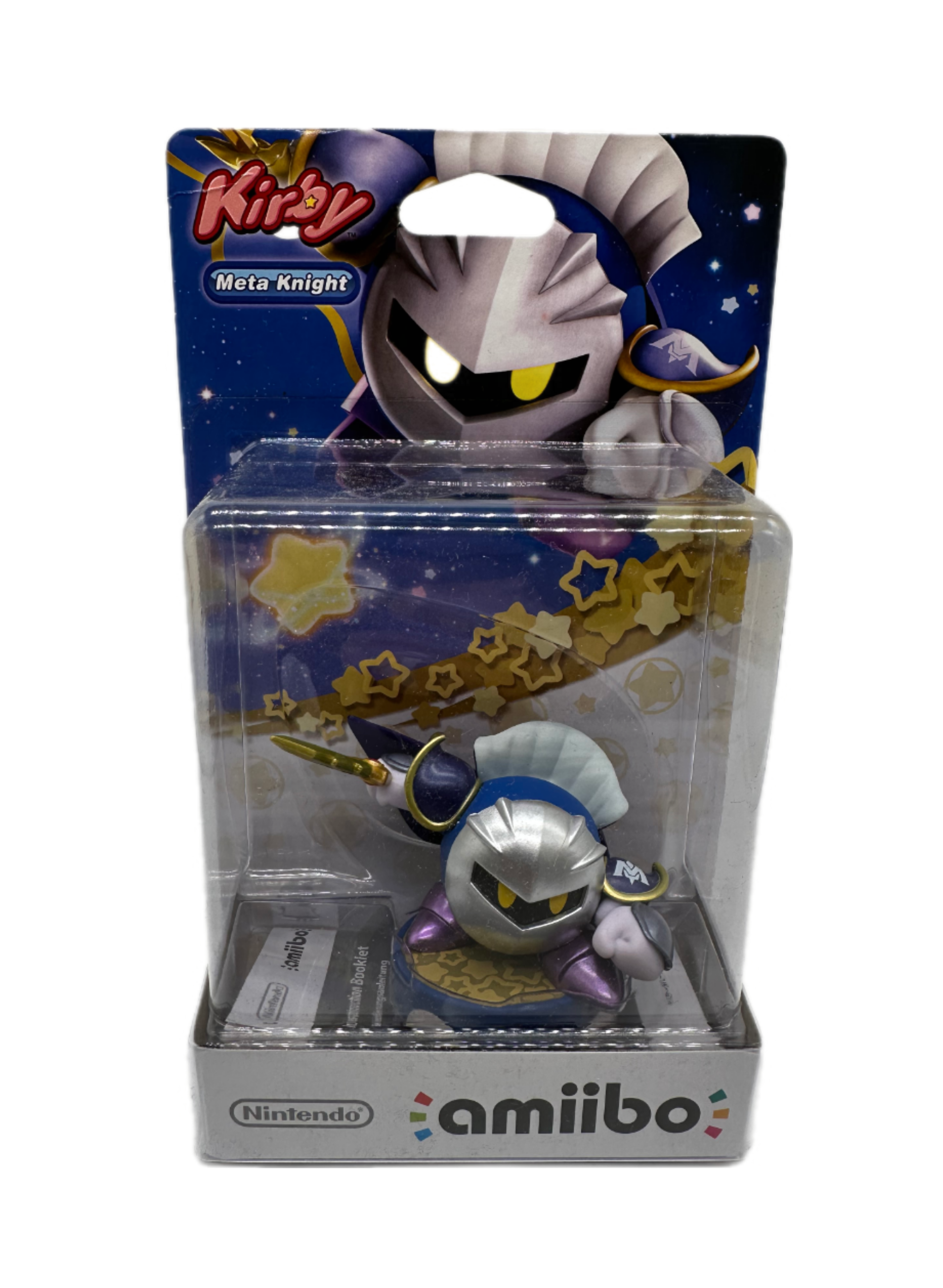 Amiibo Kirby Meta Knight – Nintendo Sammelfigur mit Meta Knight aus Kirby, amiibo-Funktion, Schwert, Maske, Ritter-Design und Sammlerwert für Nintendo-Fans