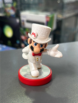 Amiibo Mario Odyssey Hochzeit – Nintendo Sammelfigur mit Mario im Hochzeits-Outfit aus Super Mario Odyssey, amiibo-Funktion, Zylinder-Design und Sammlerwert