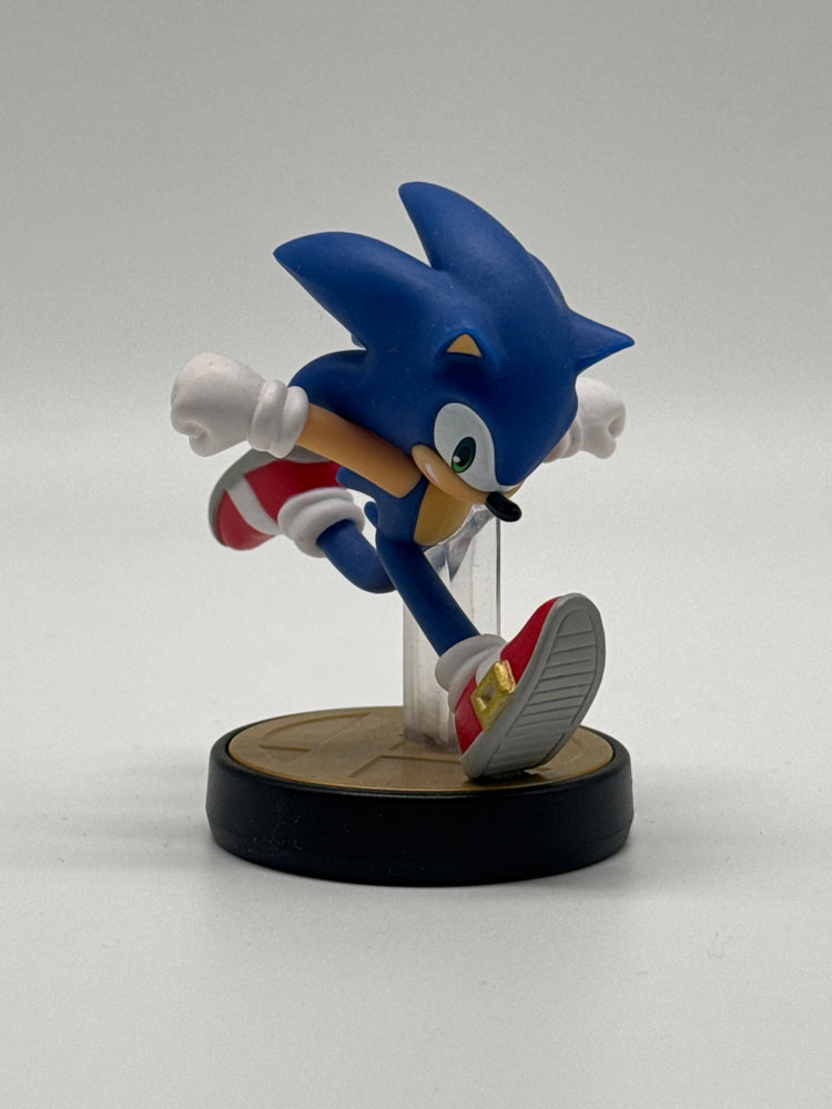 Sonic amiibo aus der Super Smash Bros. Collection, gebrauchte lose Sammelfigur ohne Verpackung, NFC-Figur für kompatible Nintendo-Spiele und Sonic-Fans.
