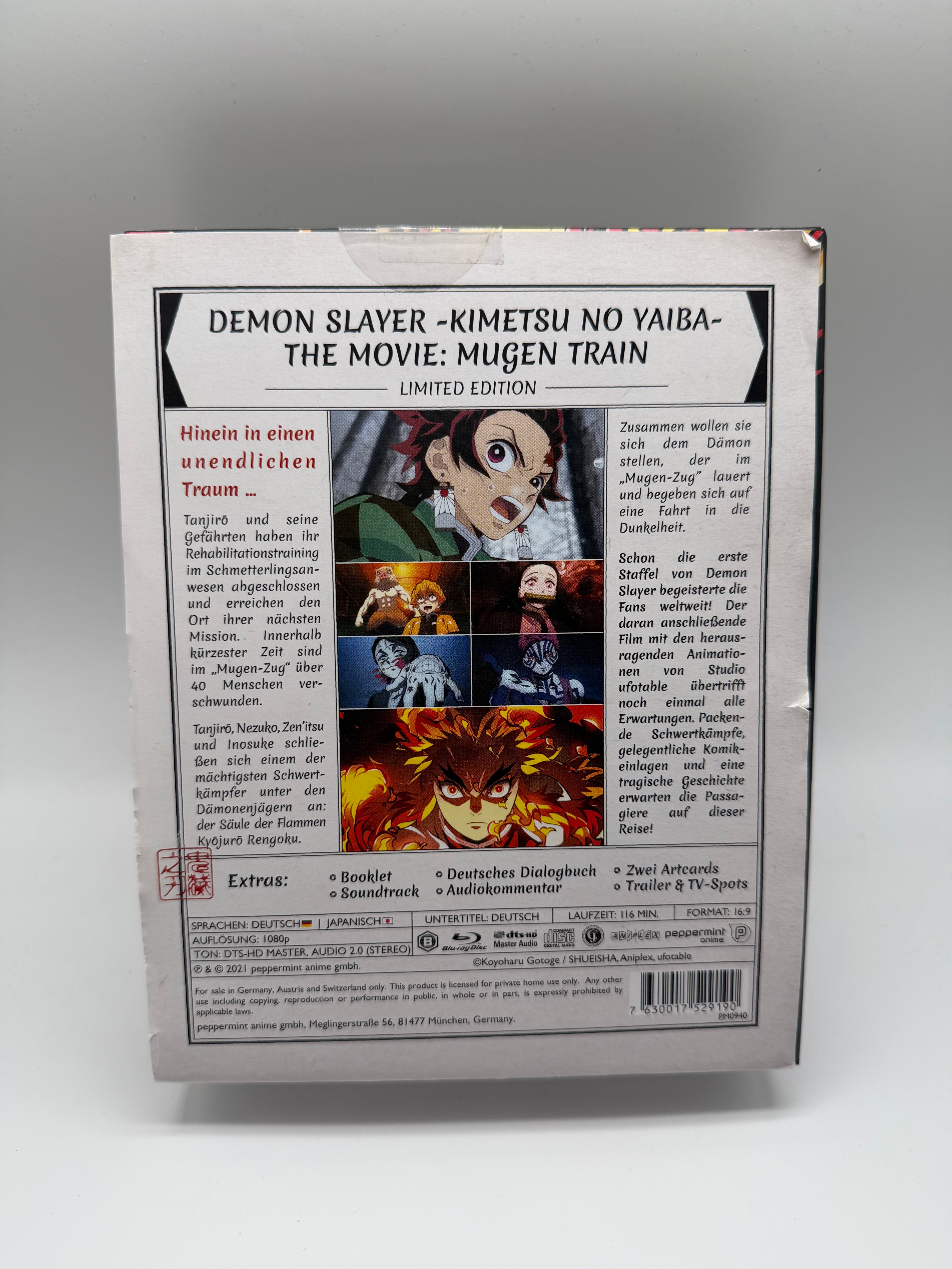 Demon Slayer - Kimetsu no Yaiba - The Movie: Mugen Train - [Blu-ray] - Limited Edition *gebraucht