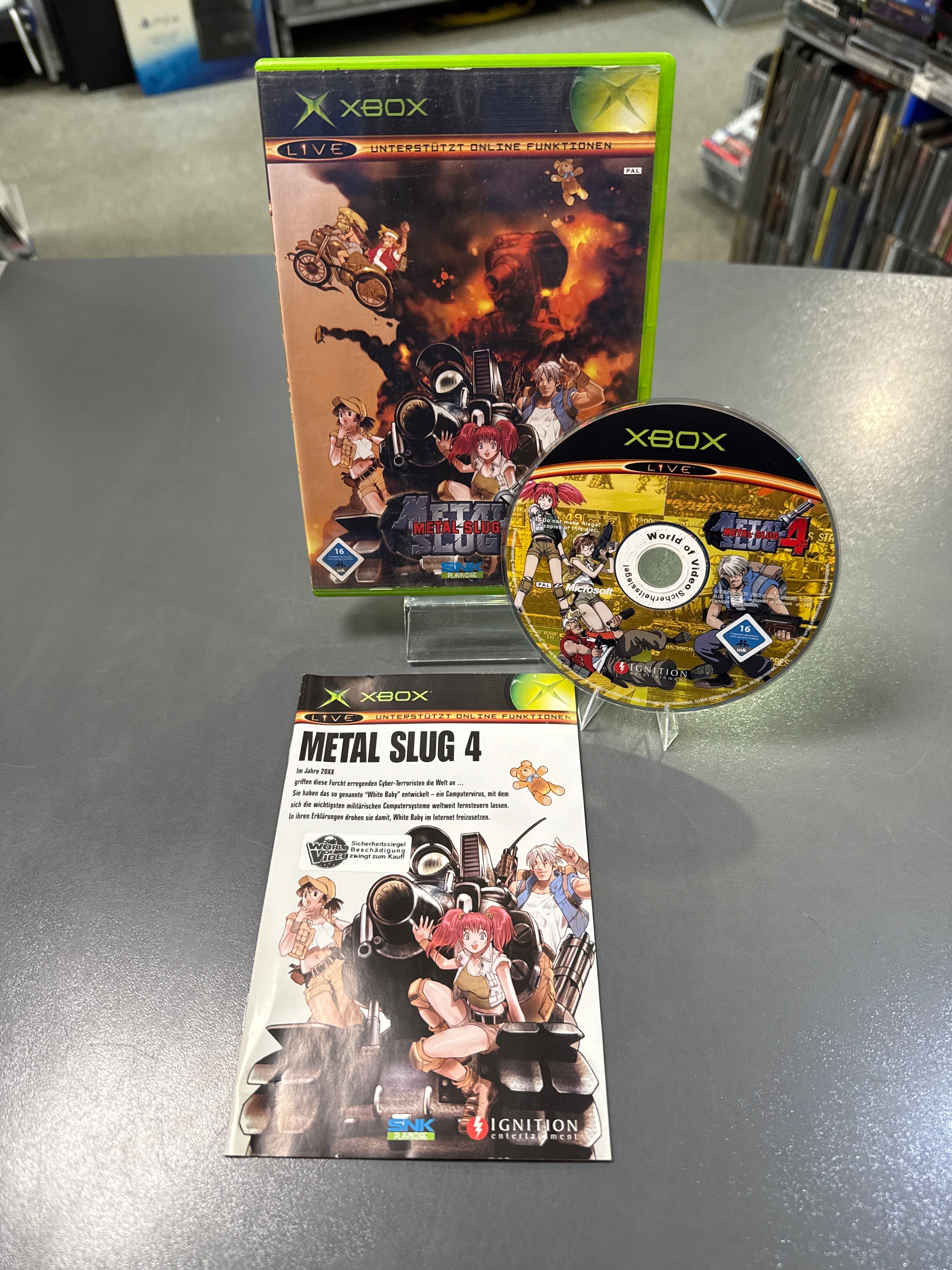 Metal Slug 4 für XBOX Classic *gebraucht