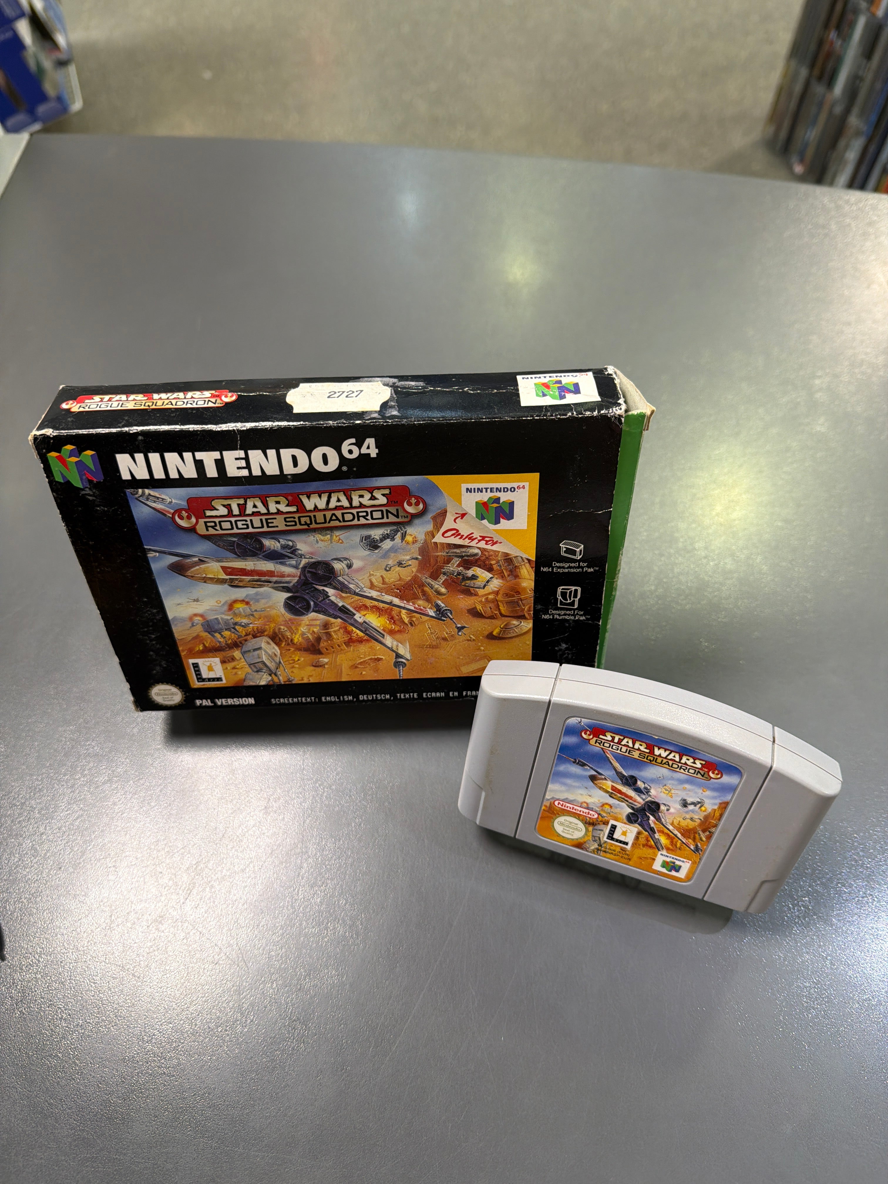Star Wars Rogue Squadron N64-Nintendo64 OVP *gebraucht