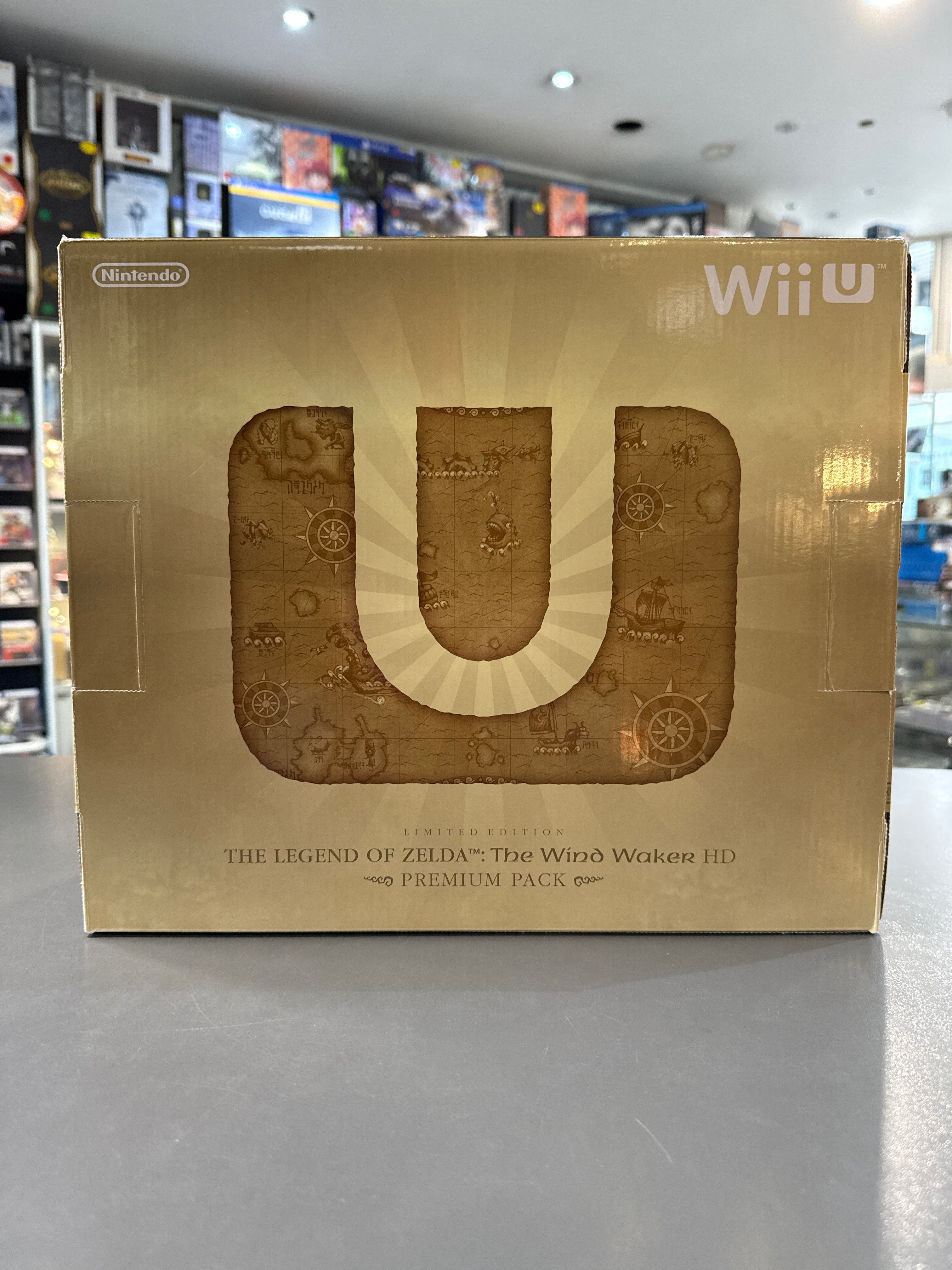 Nintendo Wii U - Konsole, Premium Pack, 32GB, schwarz - The Legend of Zelda - The Wind Waker HD