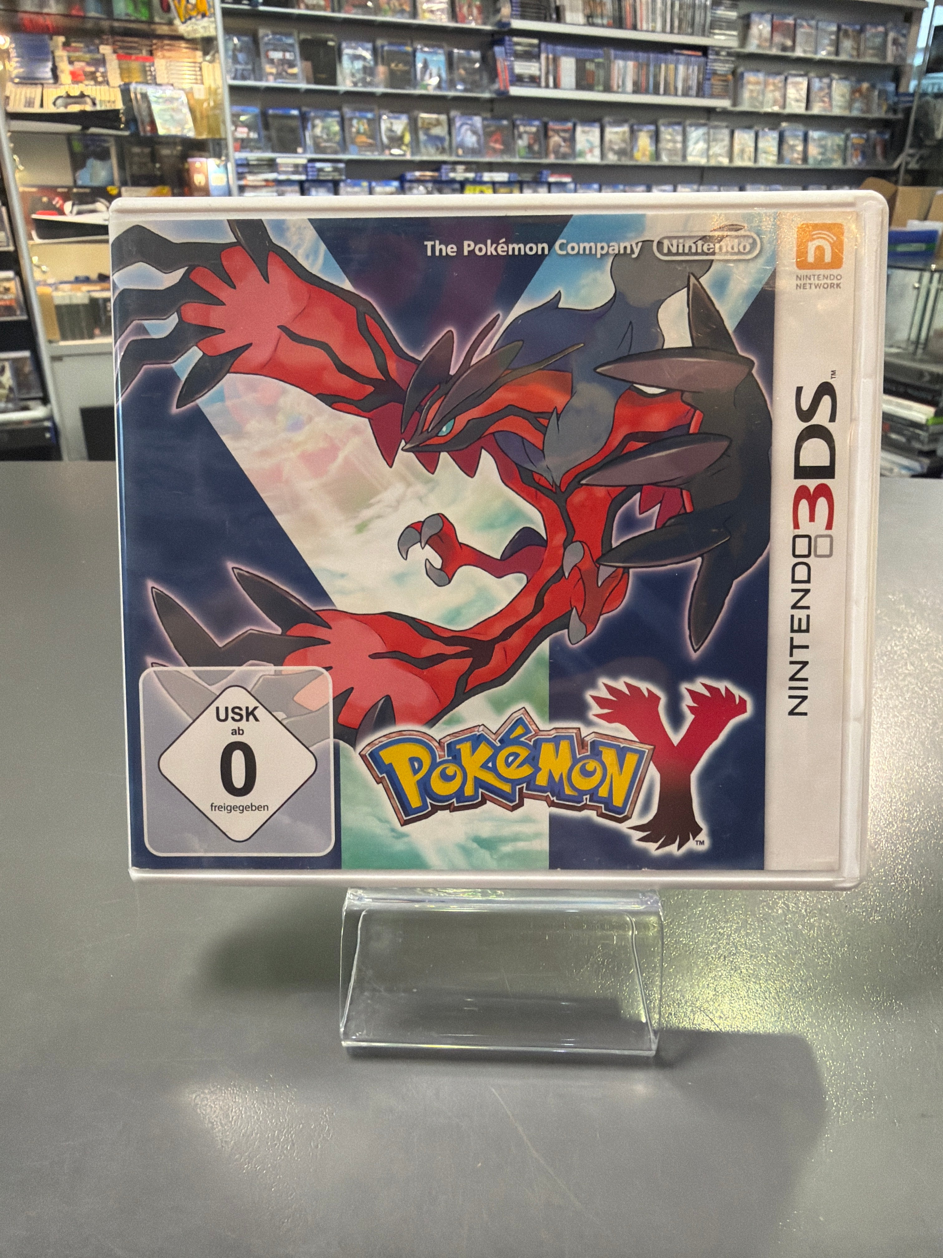 Gebrauchtes Pokémon Y Spiel für Nintendo 3DS, geprüft und funktionsfähig, klassisches Pokémon Rollenspiel
