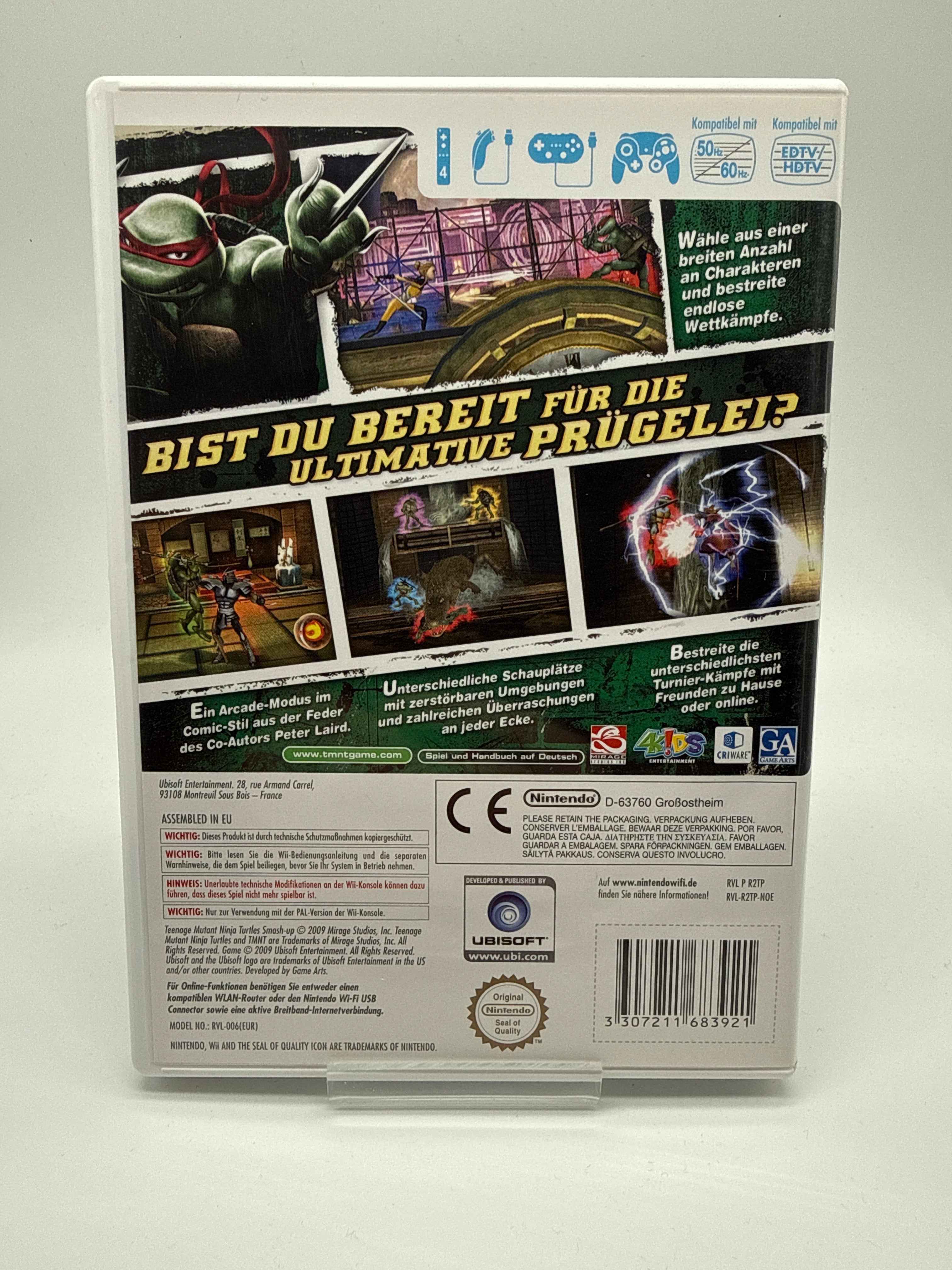 Teenage Mutant Ninja Turtles: Smash-Up Nintendo Wii *gebraucht