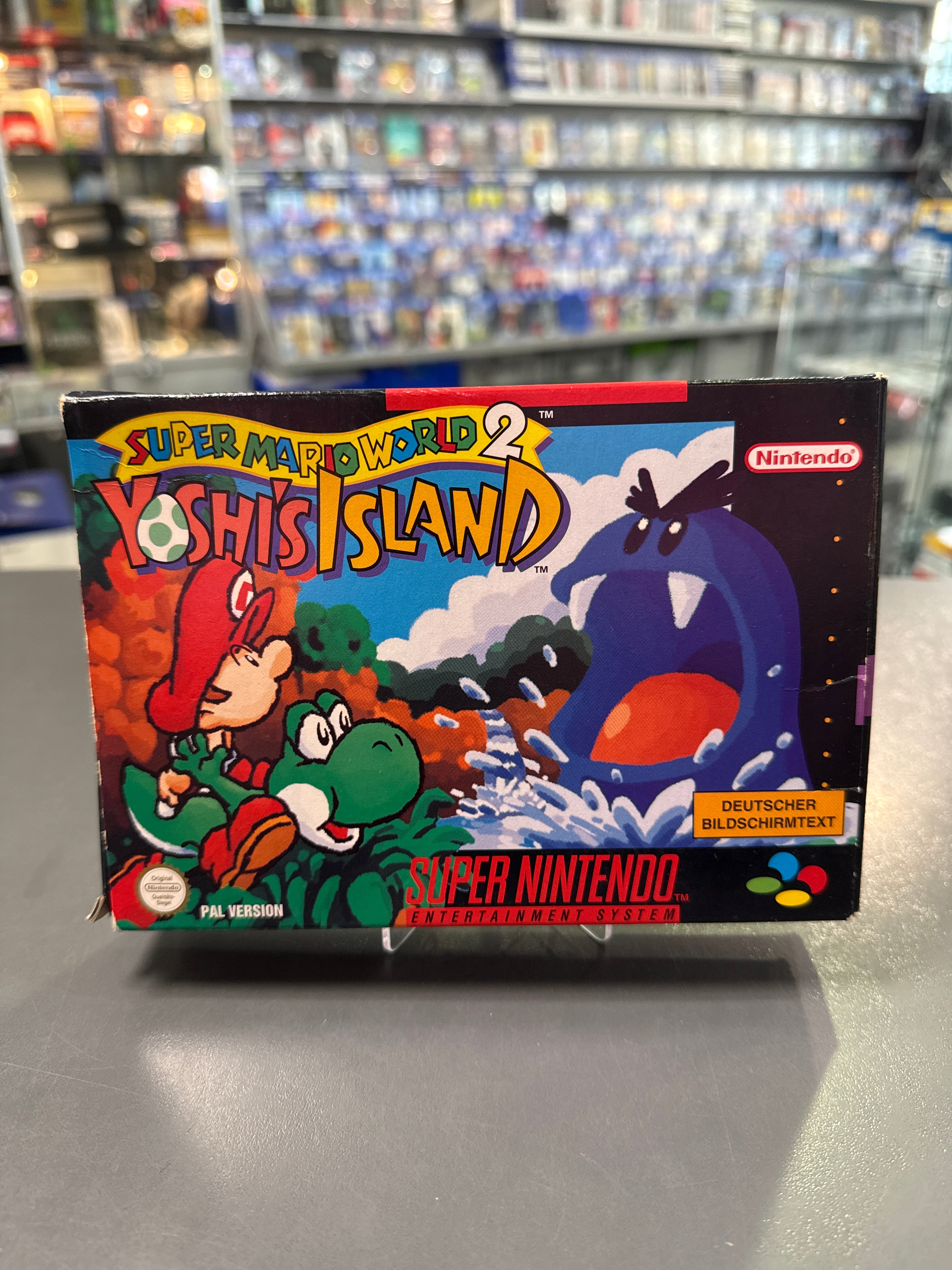 Super Mario World 2 Yoshi´s Island Super Nintendo,SNES OVP *gebraucht