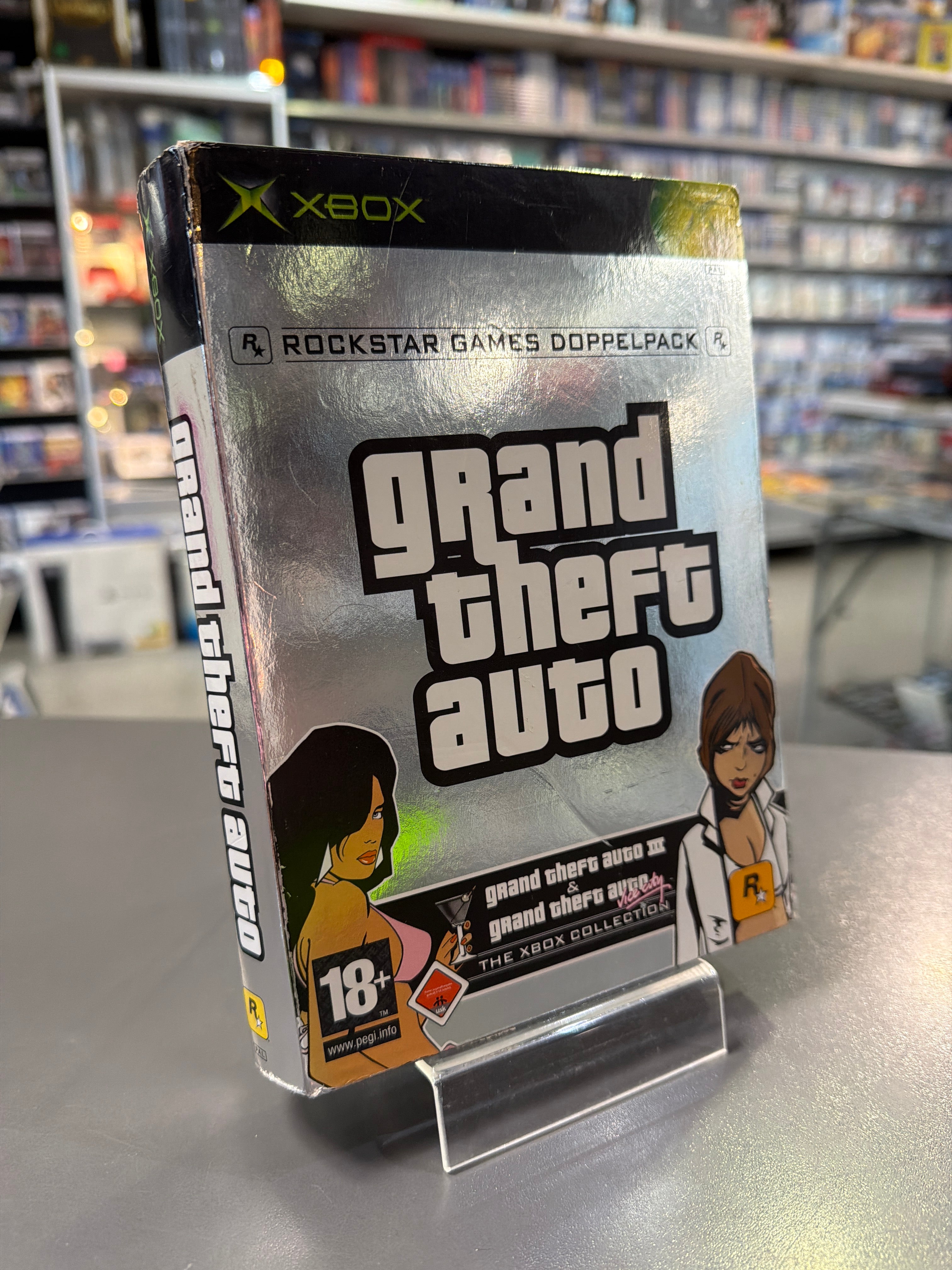 Grand Theft Auto Doppelpack - GTA 3 & GTA Vice City XBOX Classic *gebraucht