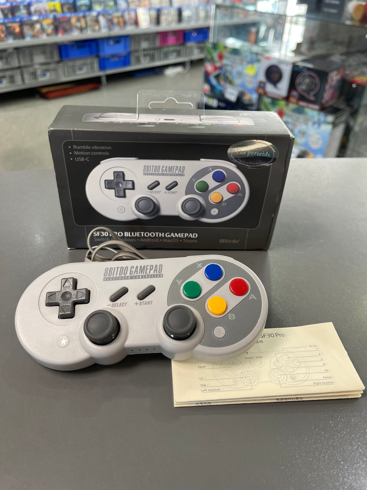 8bitdo Sf30 Pro Pairing 8bitdo To Switch Bluetooth Controller