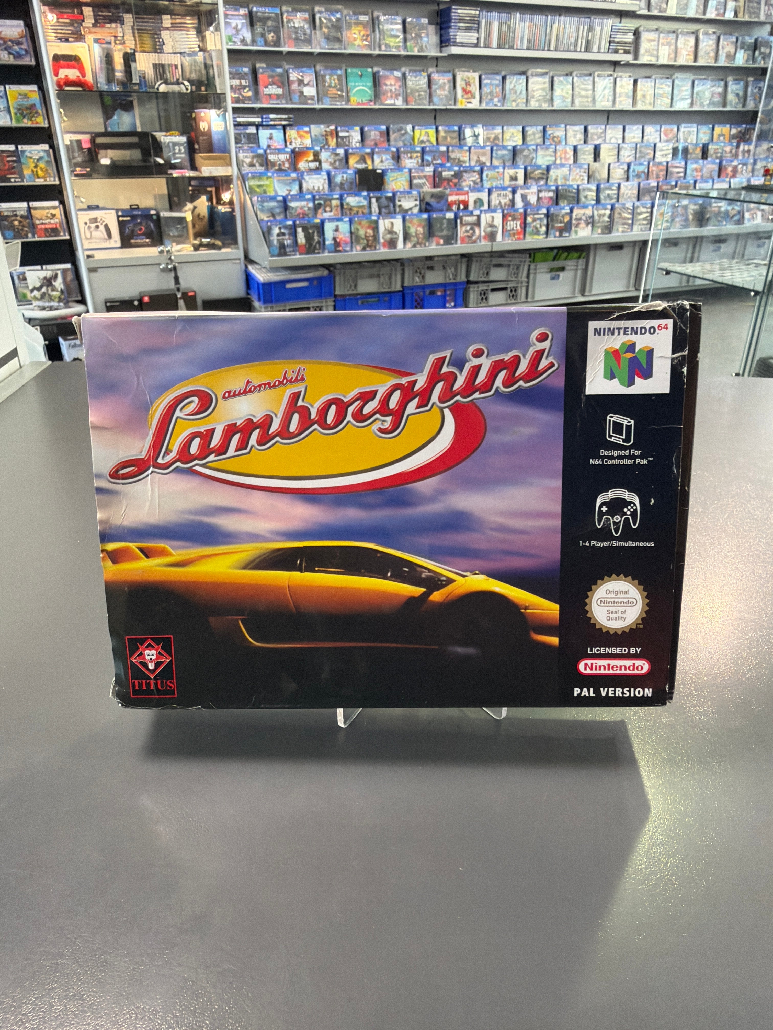 Automobili Lamborghini 64 (Nintendo 64) N64 Spiel inkl. Anleitung & OVP [GUT] *gebraucht Kaufen