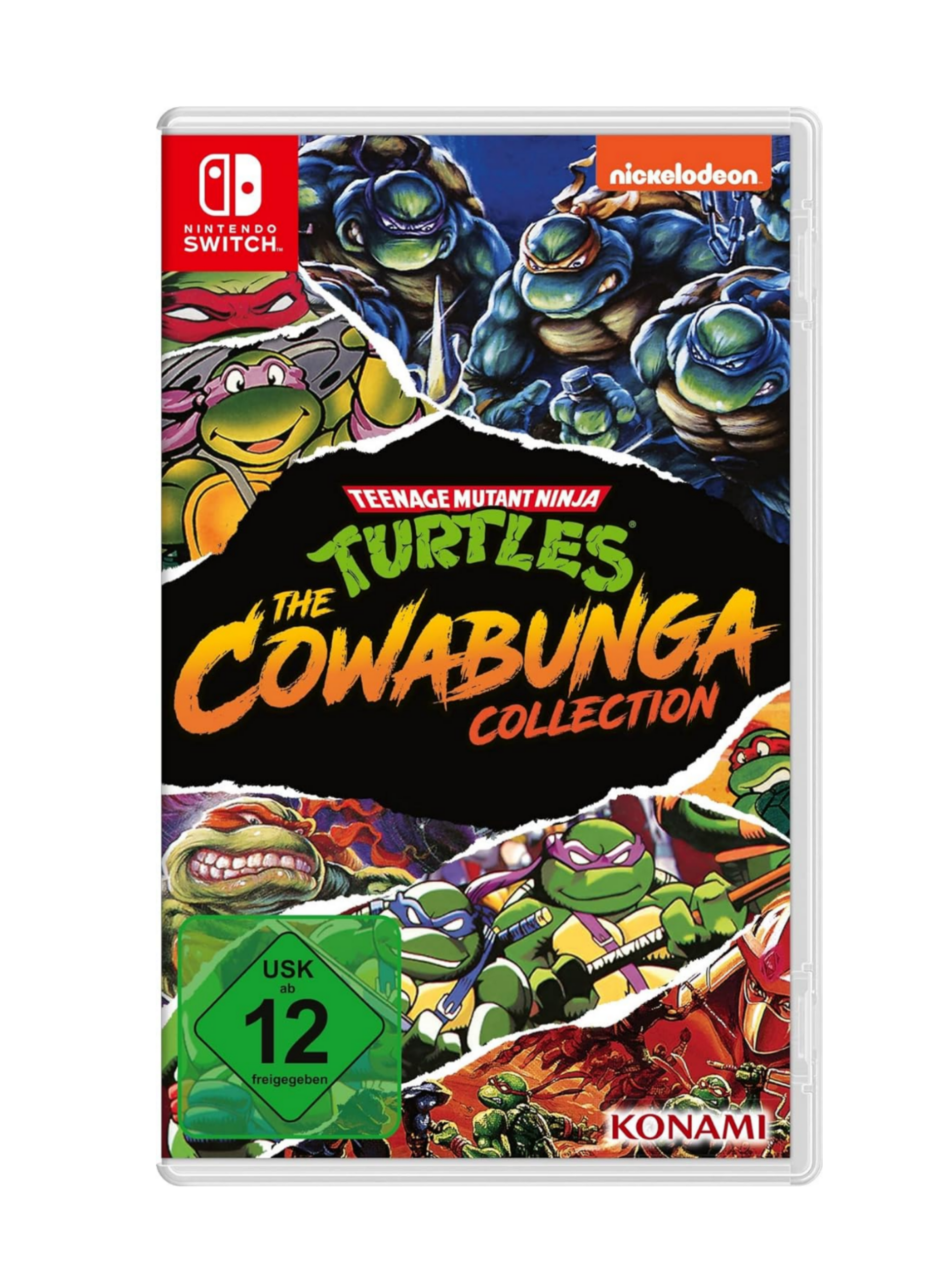 Teenage Mutant Ninja Turtles The Cowabunga Collection für Nintendo Switch – Retro-Spielesammlung mit Leonardo, Donatello, Michelangelo, Raphael und klassischer Beat-em-up-Action