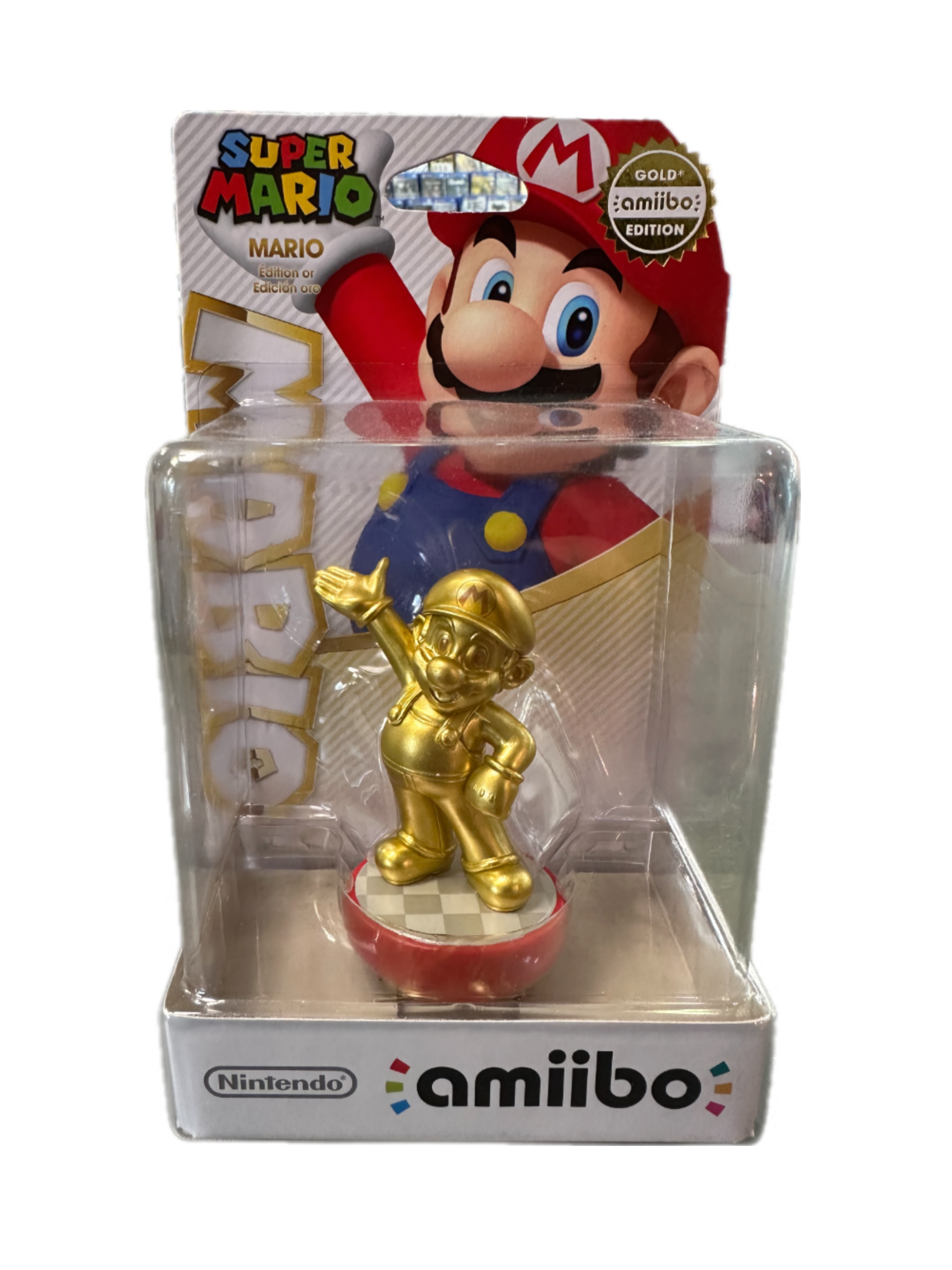 Amiibo - Super Mario Collection Figur: Golden Mario in OVP
