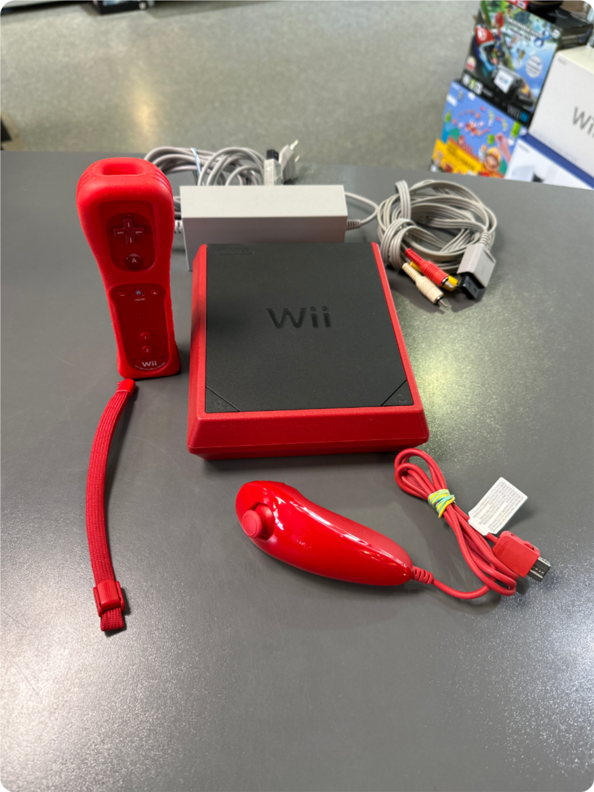 Nintendo Wii Mini - Konsole rot