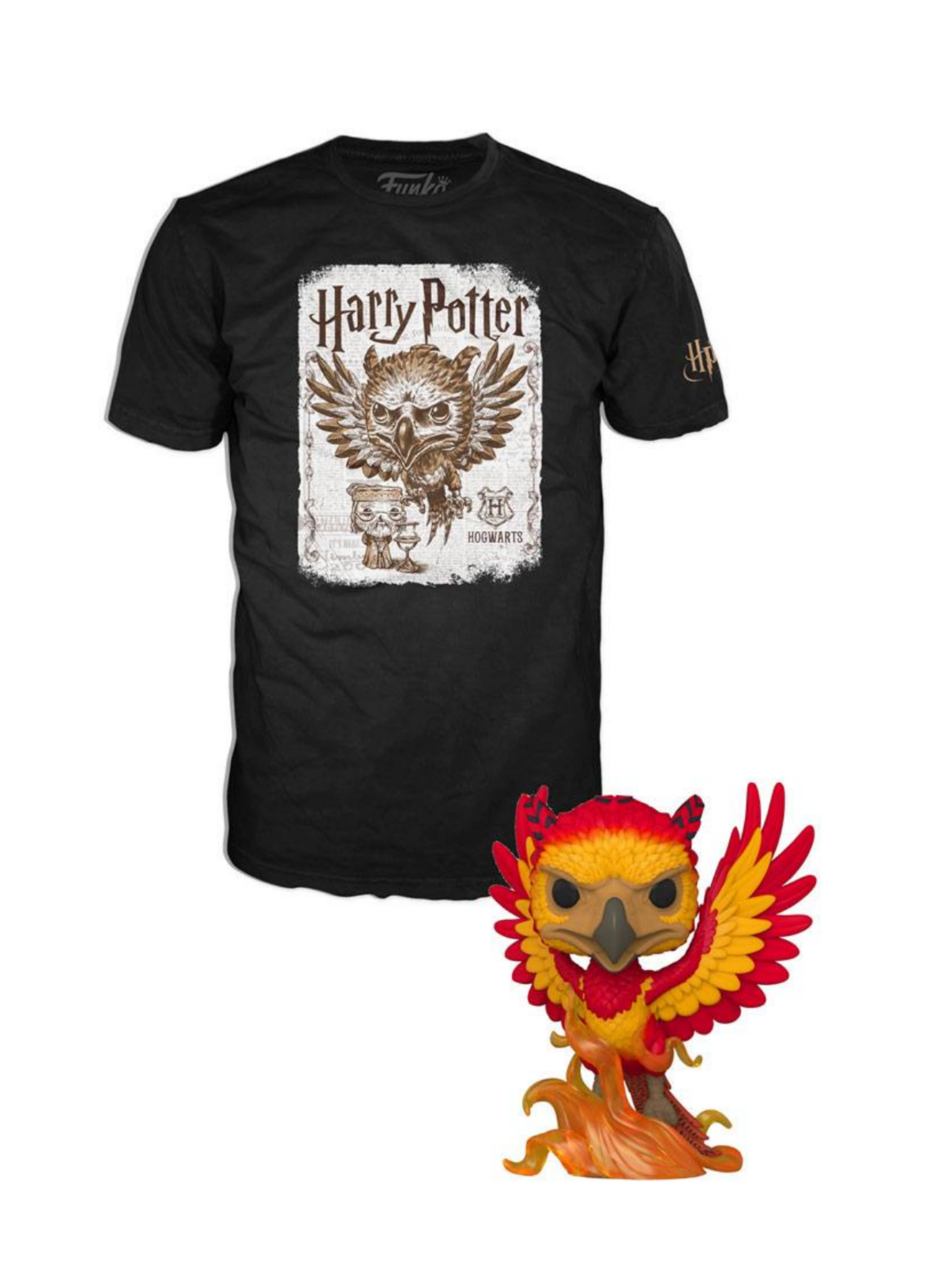 Harry Potter POP! & Tee Vinyl Figur & T-Shirt Set Dumbledore Patronus T-Shirts Harry Potter