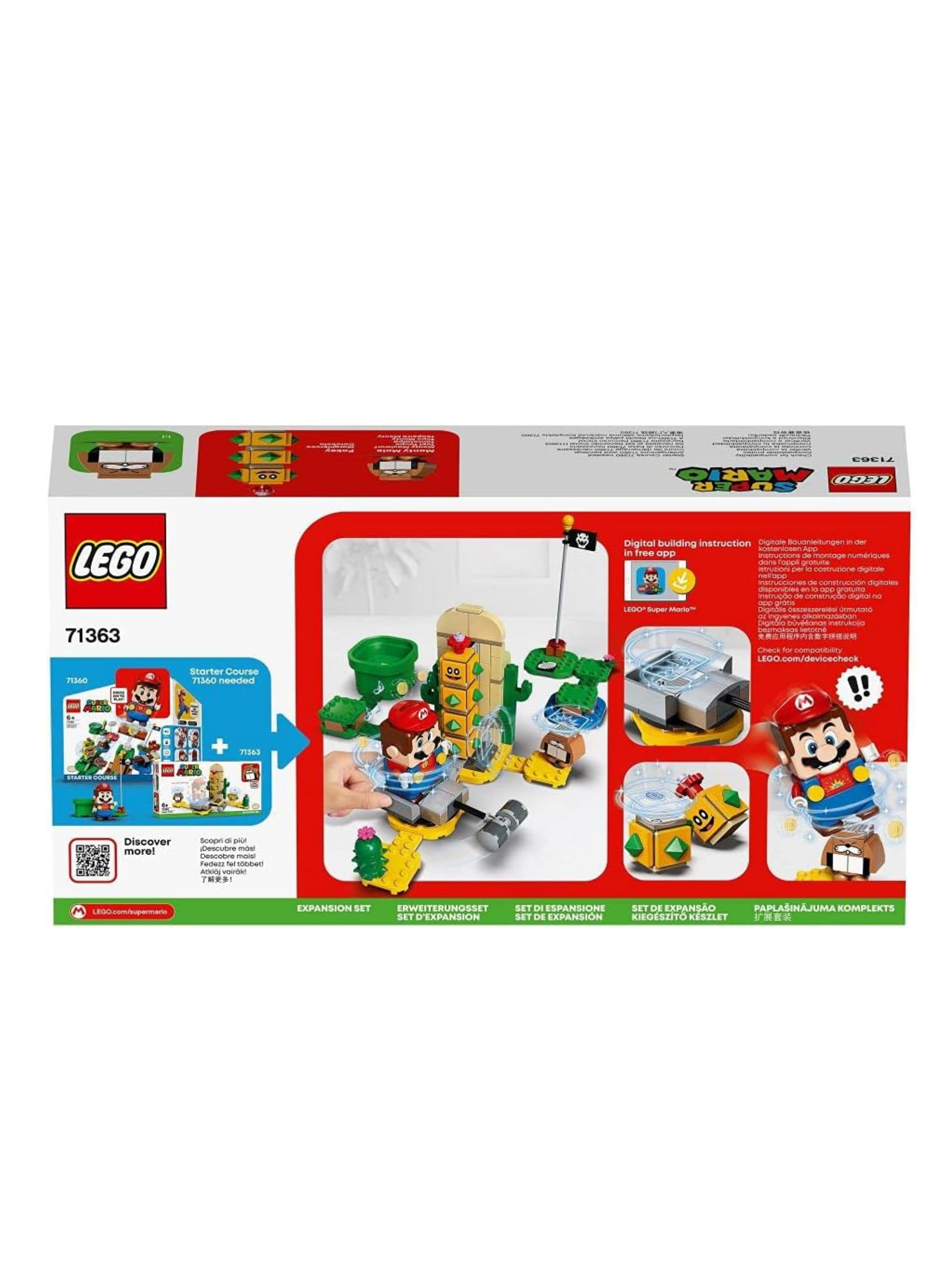 LEGO 71363 Super Mario Wüsten-Pokey – Erweiterungsset, Bauspiel