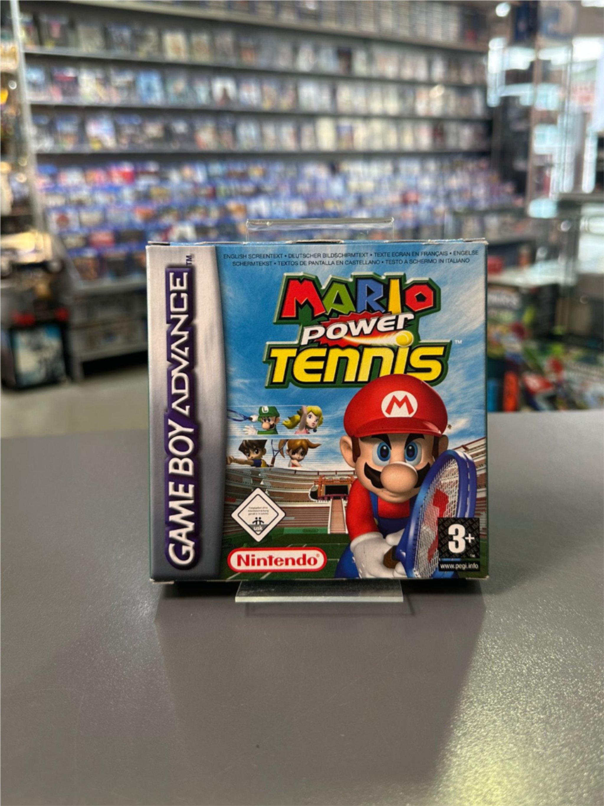 Mario Power Tennis Gameboy Advance OVP